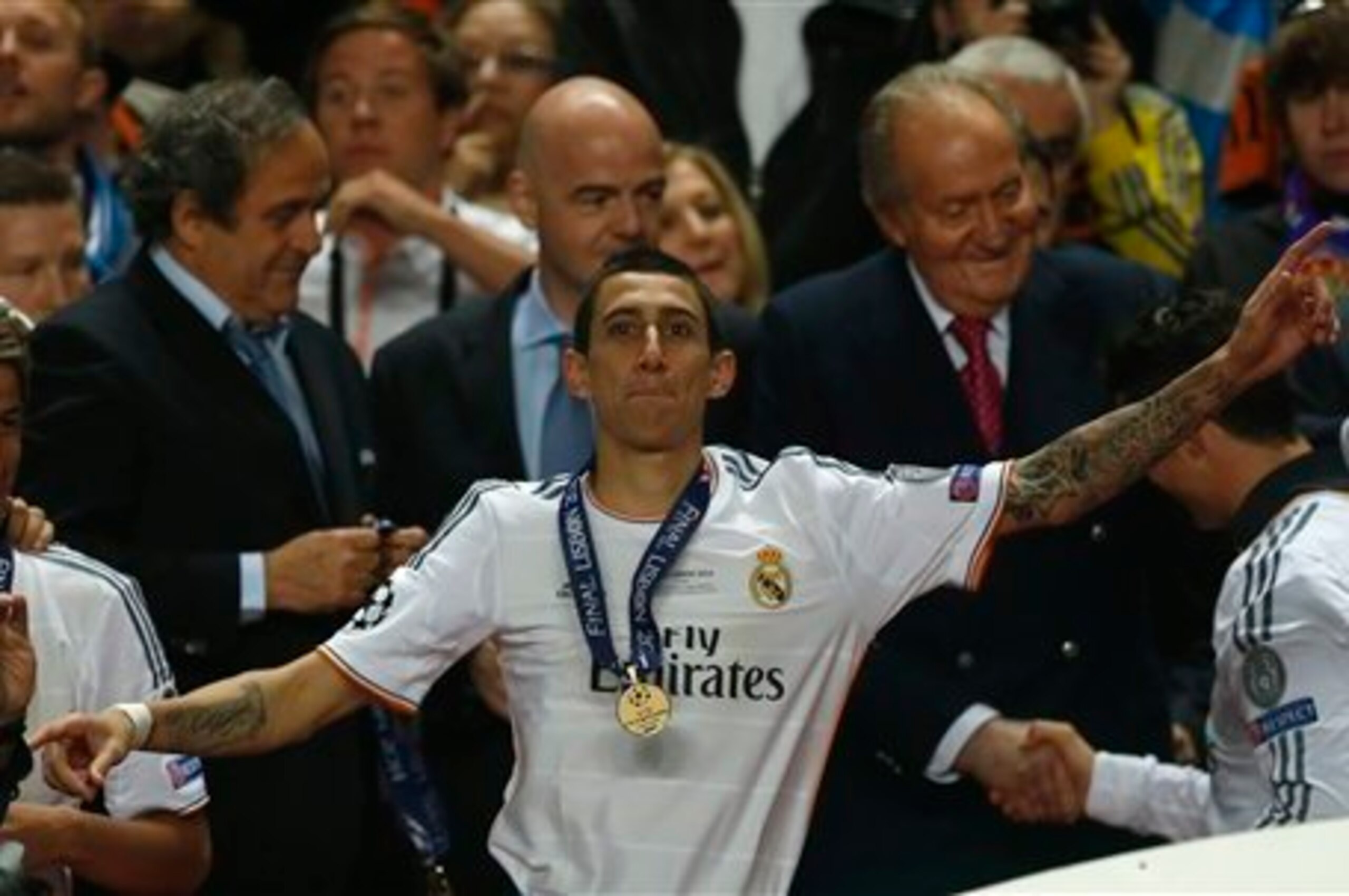 James has similar qualities to the man he replaced at Real Madrid.