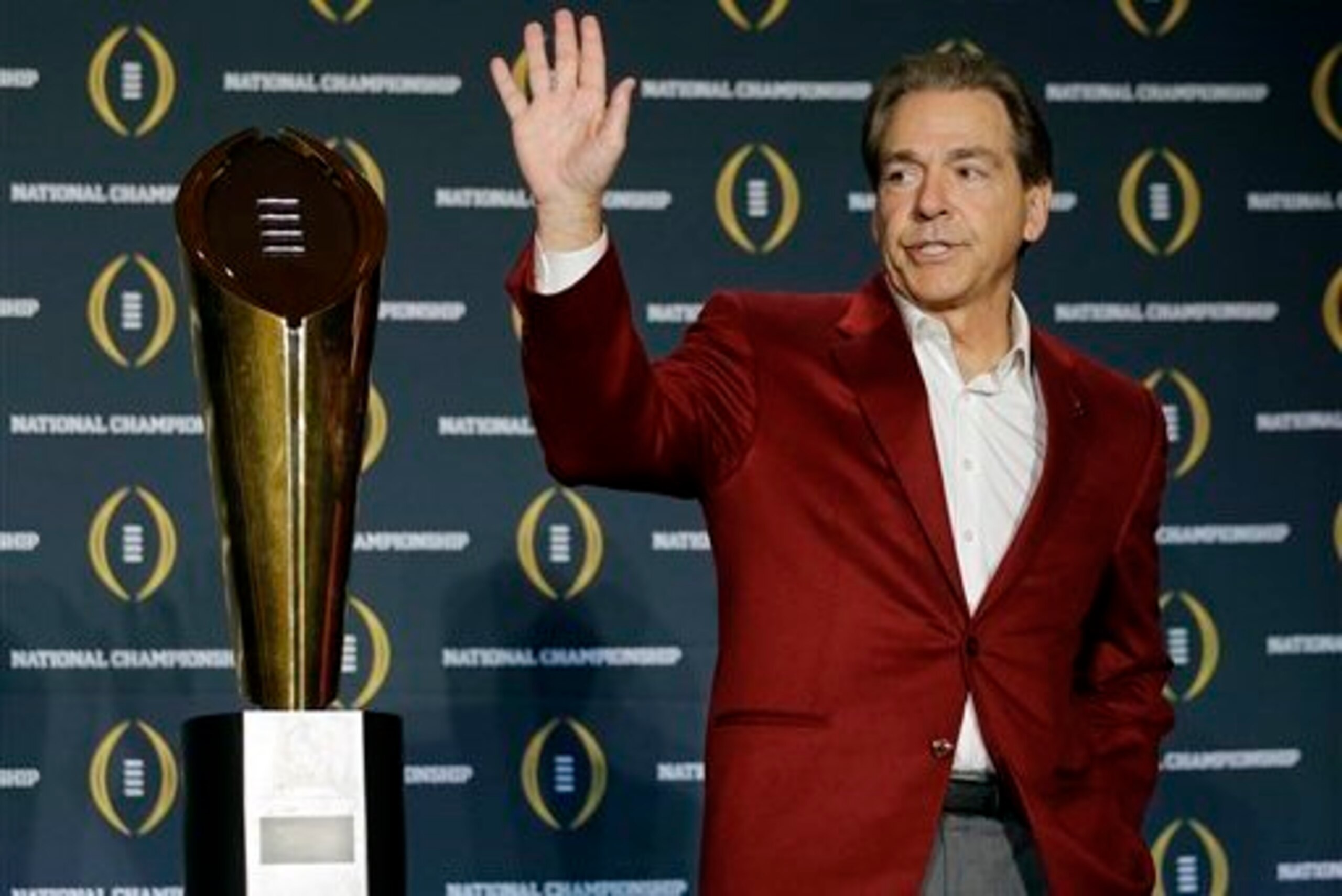 Alabama head coach Nick Saban