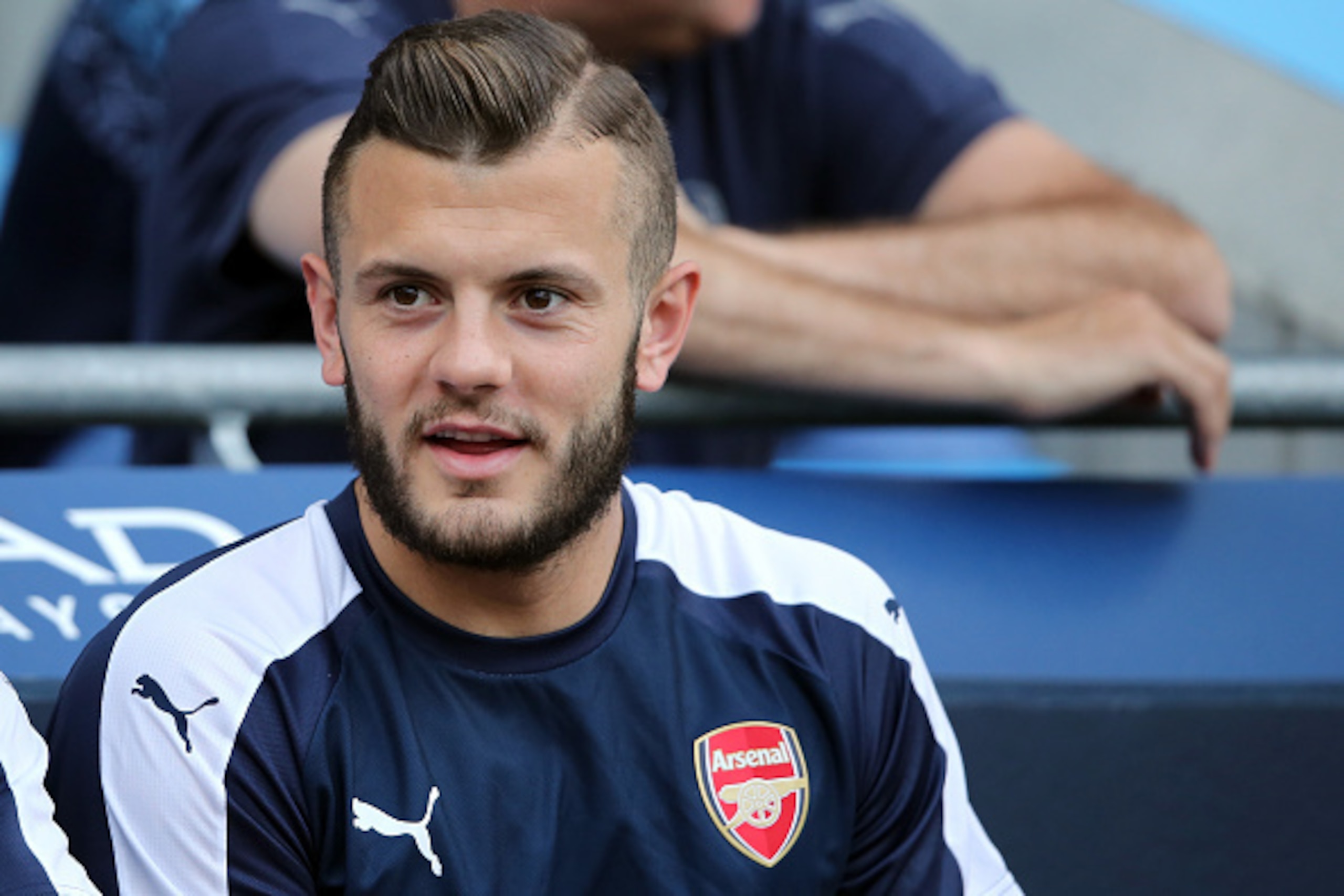 MANCHESTER, ENGLAND - MAY 08:  Jack Wilshere of Arsenal during the Barclays Premier League match between Manchester City and Arsenal at the Ethiad Stadium on May 1, 2016 in Manchester, United Kingdom. (Photo by Matthew Ashton - AMA/Getty Images)