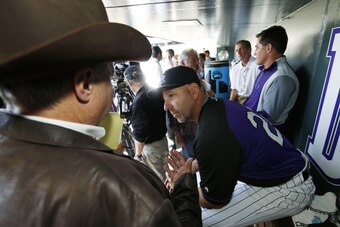Rockies manager Walt Weiss had to talk about Reyes Friday, but it's unlikely Reyes will play for the team again.