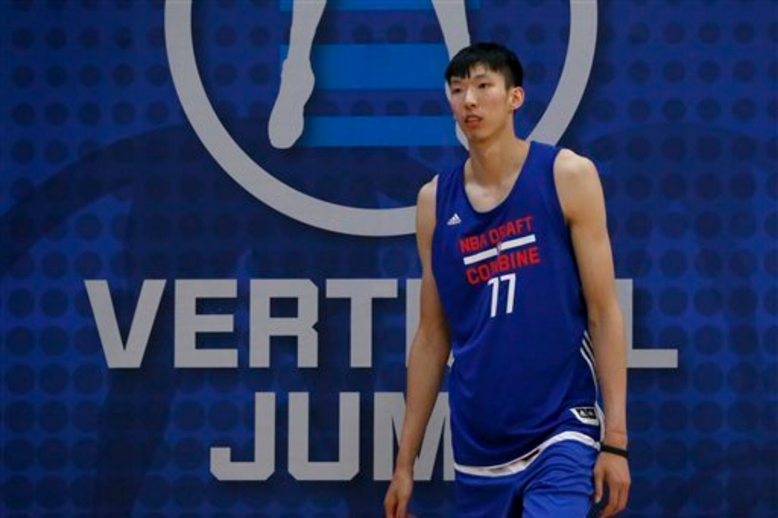 Zhou Qi turned heads at the combine. Zhou Qi turned heads at the combine.