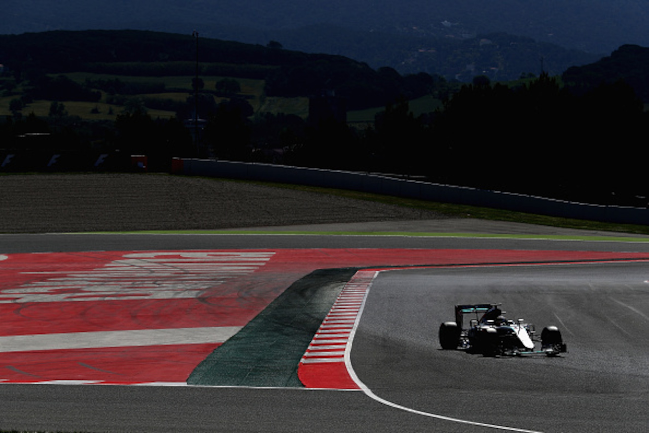 MONTMELO, SPAIN - MAY 14: Lewis Hamilton of Great Britain driving the (44) Mercedes AMG Petronas F1 Team Mercedes F1 WO7 Mercedes PU106C Hybrid turbo on track during final practice ahead of the Spanish Formula One Grand Prix at Circuit de Catalunya on May
