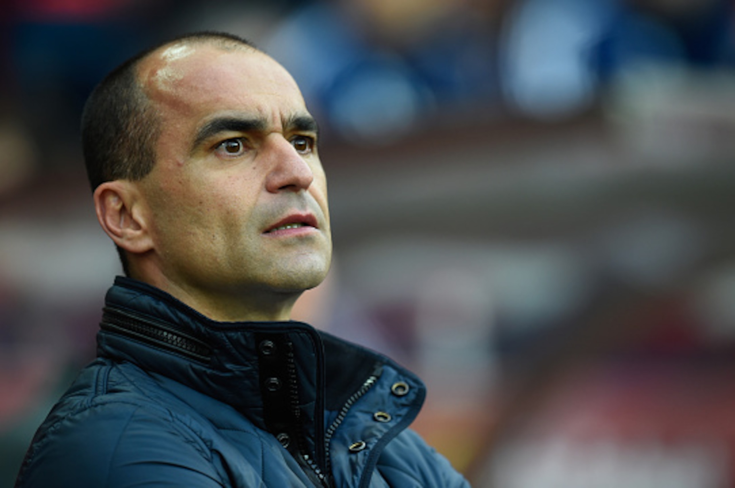 SUNDERLAND, ENGLAND - MAY 11: Everton coach Roberto Martinez looks on before the Barclays Premier League match between Sunderland and Everton at the Stadium of Light on May 11, 2016 in Sunderland, England. (Photo by Stu Forster/Getty Images) SUNDERLAND, ENGLAND - MAY 11: Everton coach Roberto Martinez looks on before the Barclays Premier League match between Sunderland and Everton at the Stadium of Light on May 11, 2016 in Sunderland, England. (Photo by Stu Forster/Getty Images)
