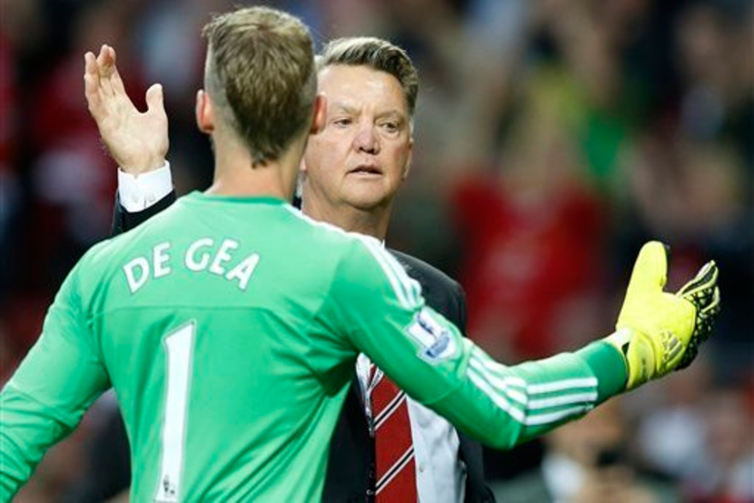 Van Gaal has insisted De Gea won't leave for Real Madrid.