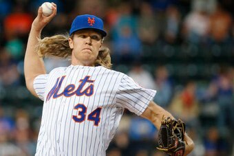 Noah Syndergaard headlines a low-walk, high-velocity Mets rotation.