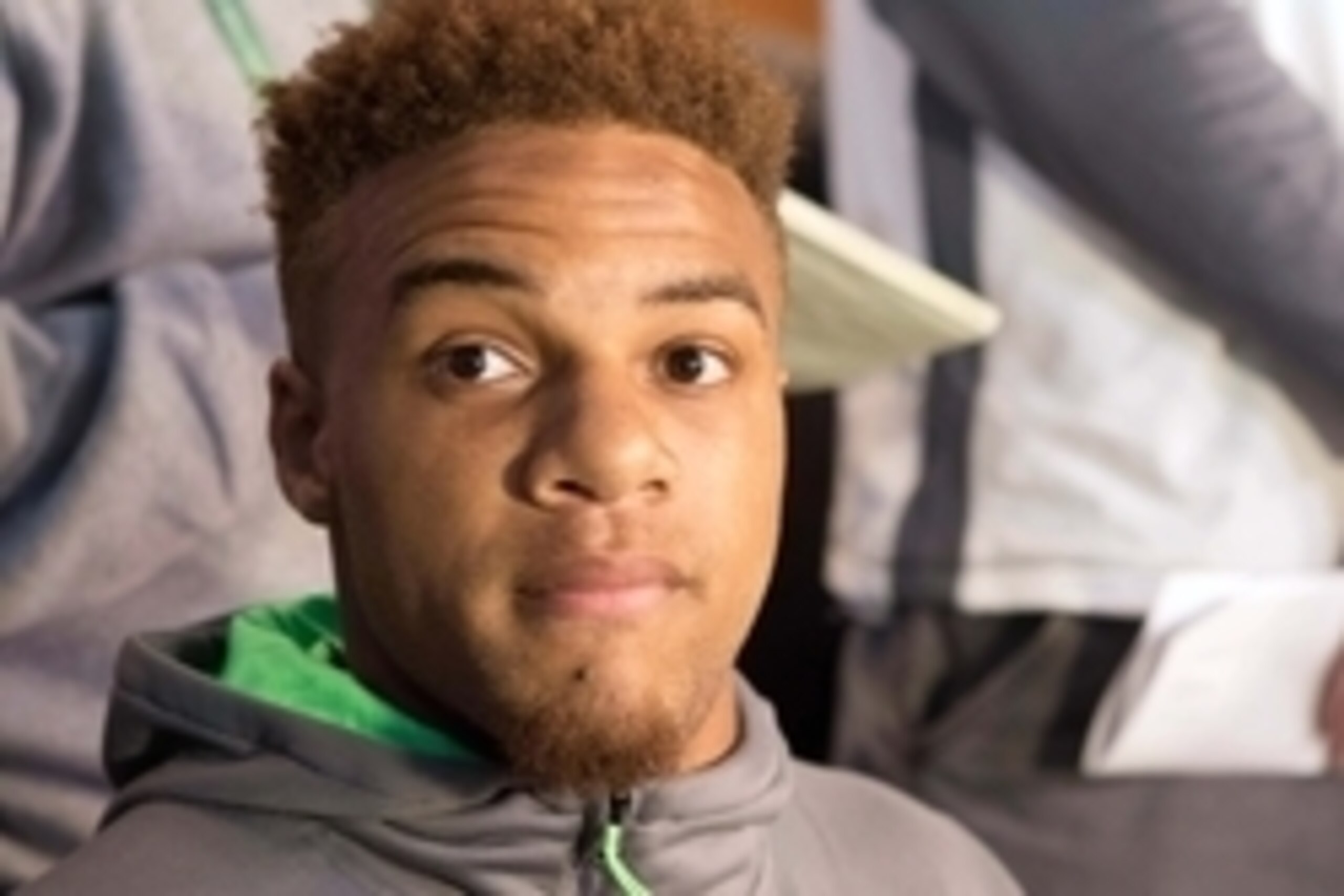 Feb 25, 2016; Indianapolis, IN, USA; Bowling Green wide receiver Roger Lewis speaks to the media during the 2016 NFL Scouting Combine at Lucas Oil Stadium. Mandatory Credit: Trevor Ruszkowski-USA TODAY Sports