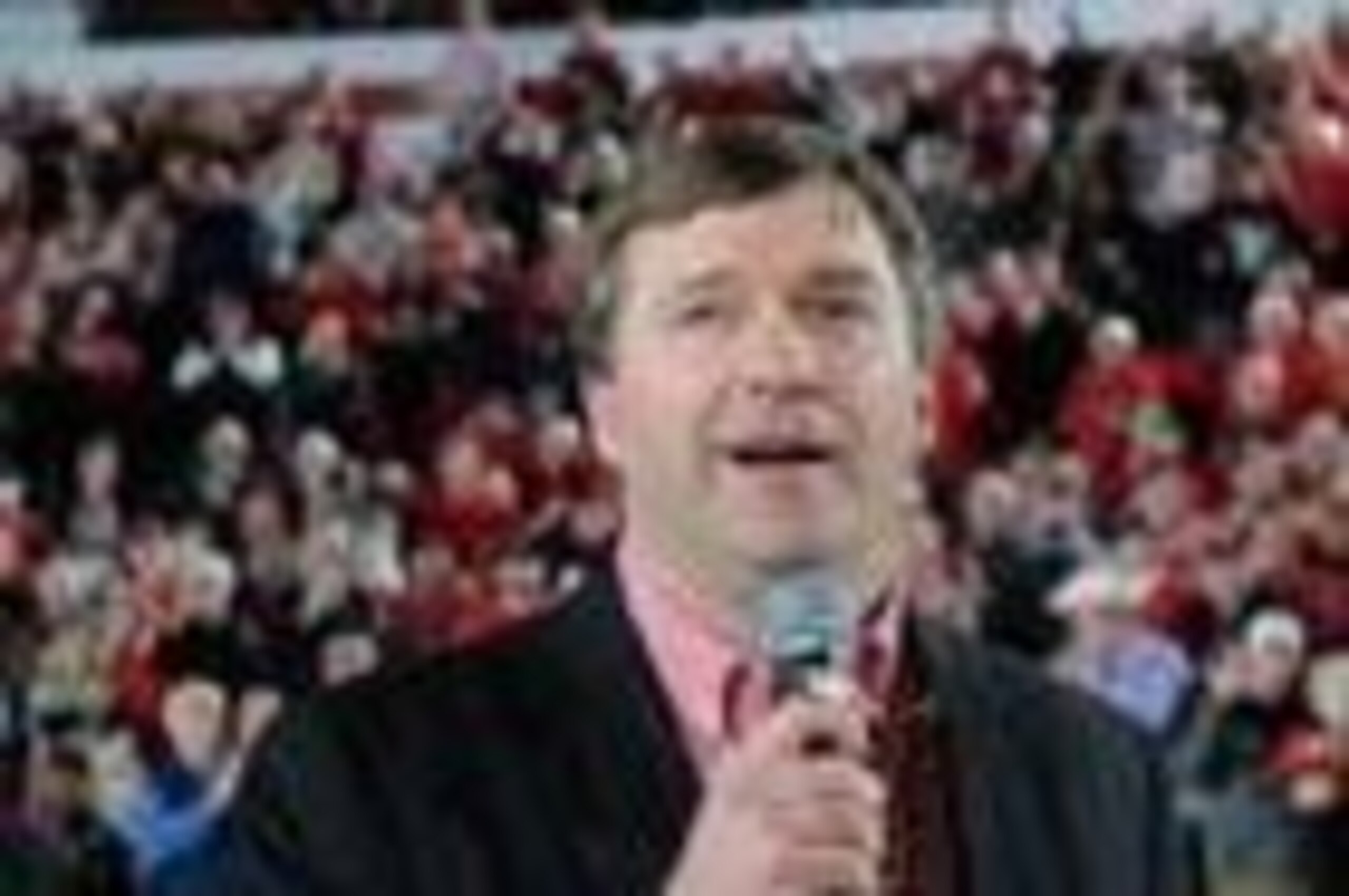 Jan 23, 2016; Athens, GA, USA; New Georgia Bulldogs head football coach Kirby Smart talks to the fans attending the basketball game against the Arkansas Razorbacks during halftime at Stegeman Coliseum. Georgia defeated Arkansas 76-73 in overtime. Mandator Jan 23, 2016; Athens, GA, USA; New Georgia Bulldogs head football coach Kirby Smart talks to the fans attending the basketball game against the Arkansas Razorbacks during halftime at Stegeman Coliseum. Georgia defeated Arkansas 76-73 in overtime. Mandator