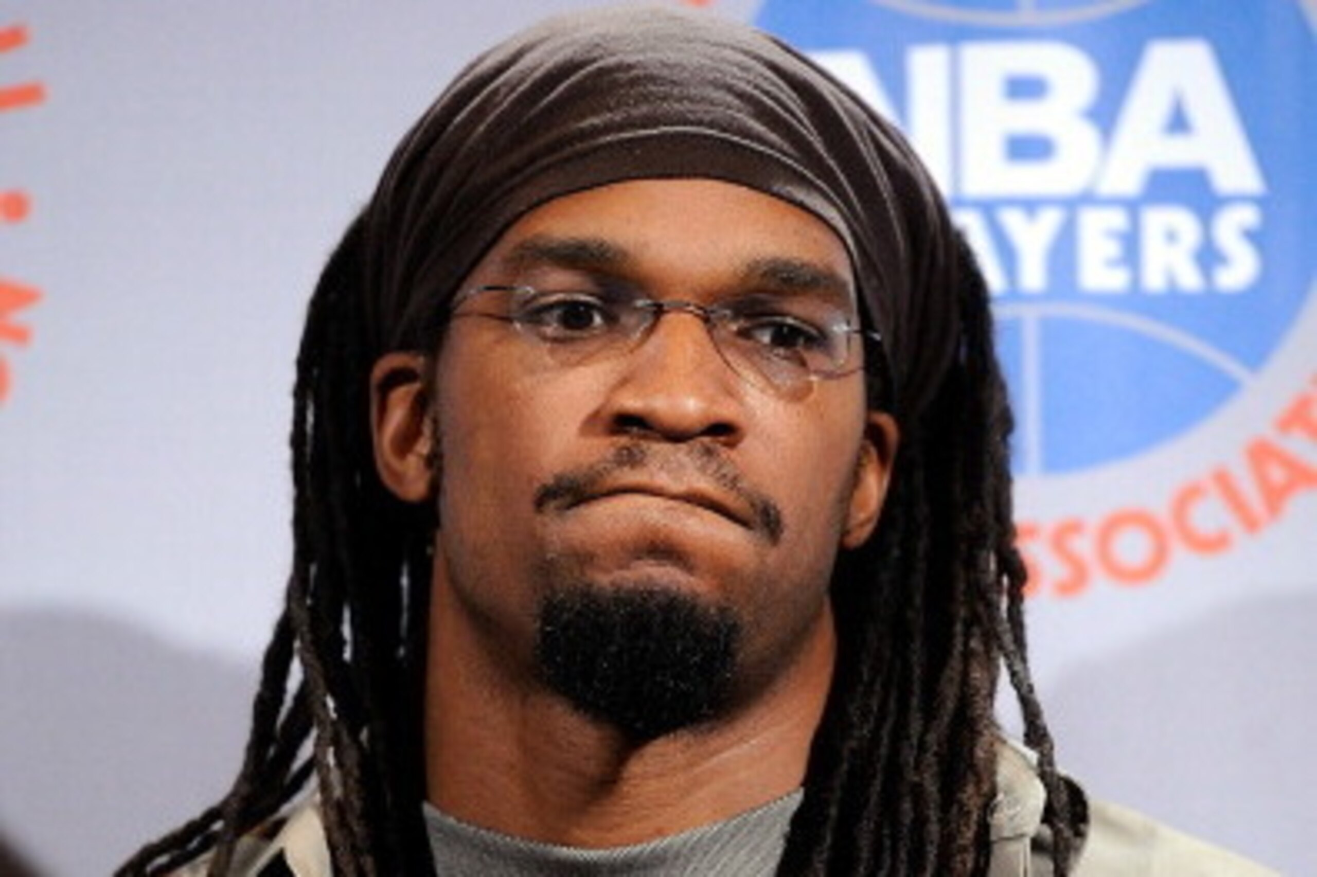 NEW YORK, NY - NOVEMBER 10:  Etan Thomas attends a press conference after the NBA and NBA Player's Association met to negotiate the CBA at The Helmsley Hotel on November 10, 2011 in New York City.  (Photo by Patrick McDermott/Getty Images)