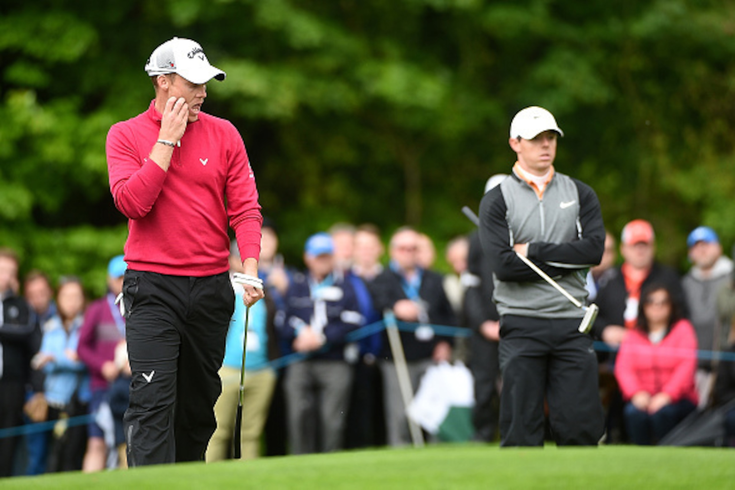 STRAFFAN, IRELAND - MAY 22: Danny Willett of England reacts on the 16th green during the final round of the Dubai Duty Free Irish Open Hosted by the Rory Foundation at The K Club on May 22, 2016 in Straffan, Ireland. (Photo by Ross Kinnaird/Getty Images STRAFFAN, IRELAND - MAY 22: Danny Willett of England reacts on the 16th green during the final round of the Dubai Duty Free Irish Open Hosted by the Rory Foundation at The K Club on May 22, 2016 in Straffan, Ireland. (Photo by Ross Kinnaird/Getty Images