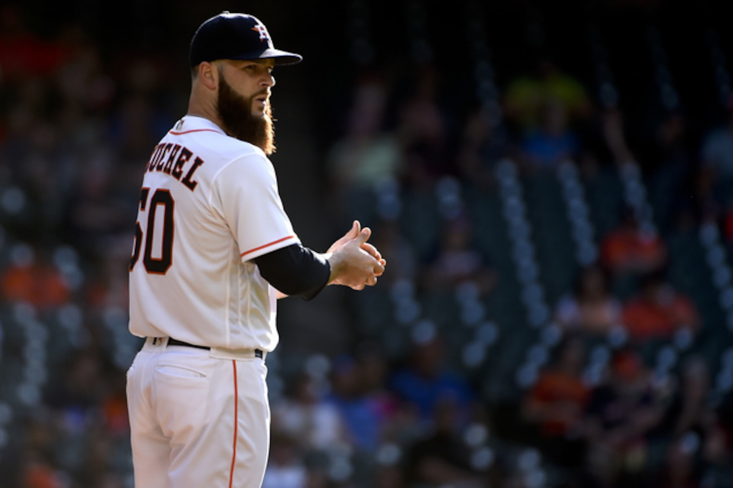 The Astros are just 3-7 in Keuchel's starts this year.