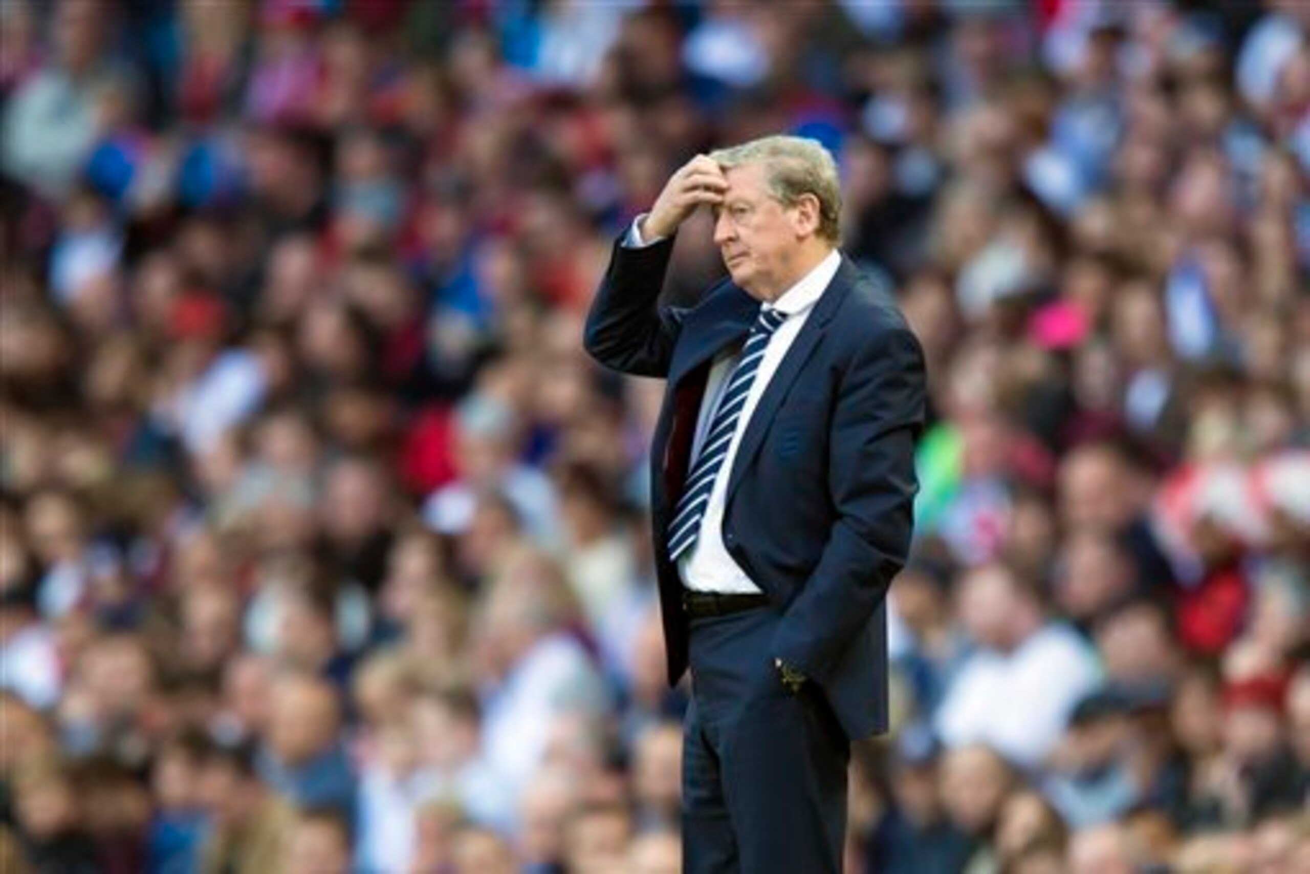 Head scratcher: England boss Roy Hodgson knows there is plenty going for his team, but balance in the side still needs to be addressed.