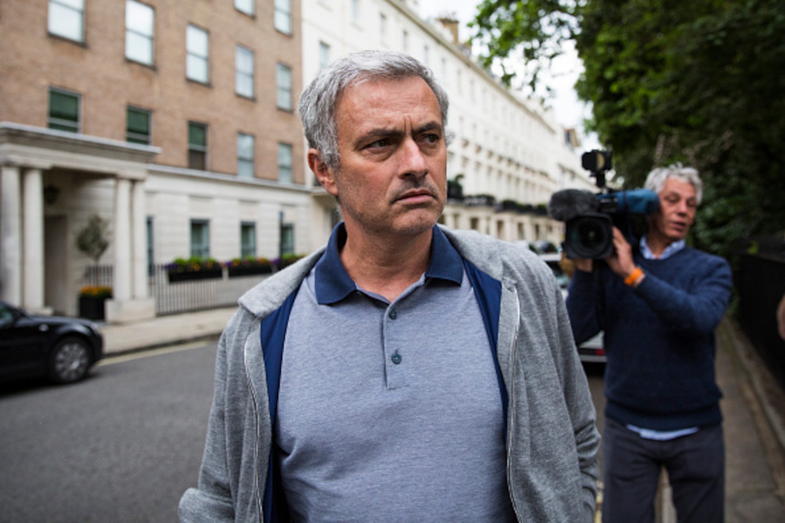 LONDON, ENGLAND - MAY 22:  Jose Mourinho leaves his home on May 22, 2016 in London, England. Mourinho is rumoured to be in line to replace Louis van Gaal as manager of Manchester United. (Photo by Jack Taylor/Getty Images)