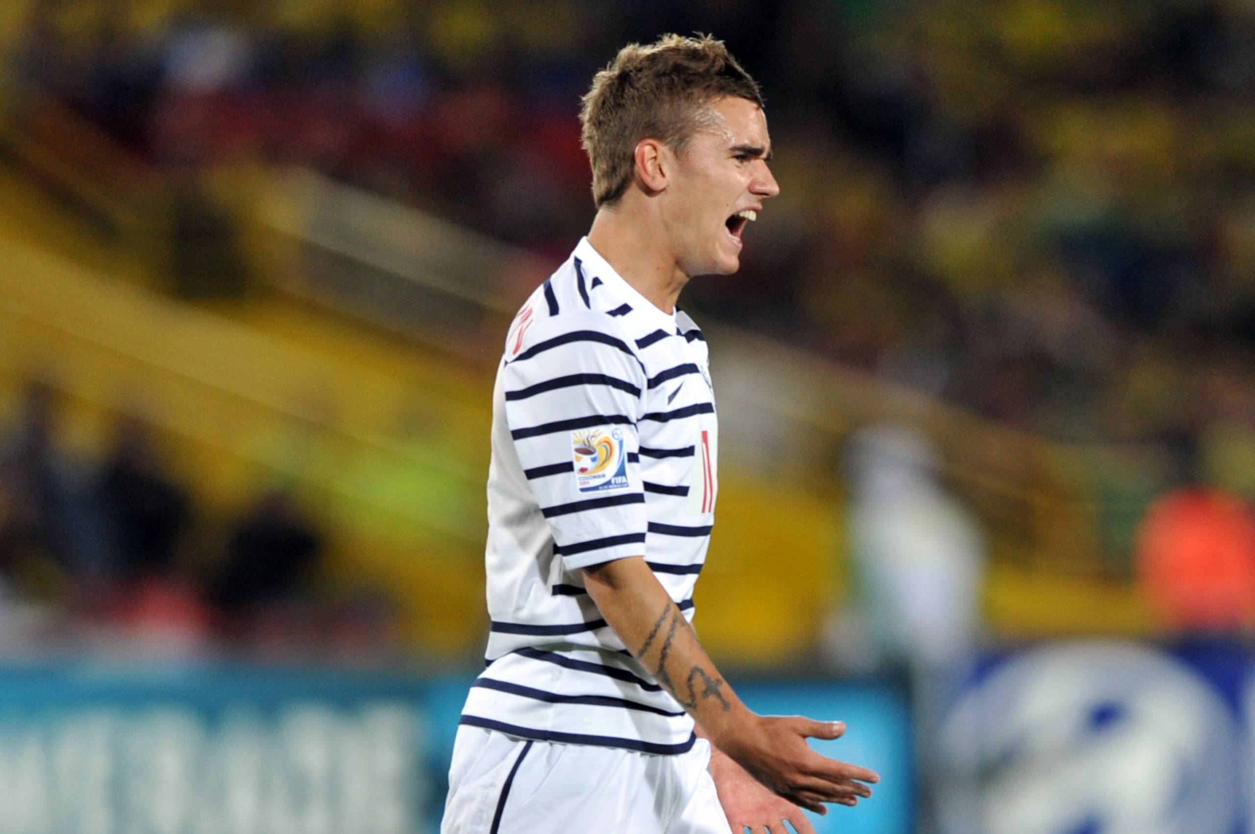 Griezmann at the U-20 World Cup with France in 2011 Griezmann at the U-20 World Cup with France in 2011