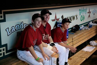 Craig Biggio with his sons Conor (left) and Cavan.