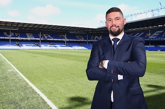 LIVERPOOL, ENGLAND - MAY 3: Tony Bellew poses for photographers at Goodison Park on May 3, 2016 in Liverpool, England. Bellew will fight Ilunga Makabu for the vacant WBC World Cruiserweight title on May 29 at the home of Everton Football Club. (Photo by D
