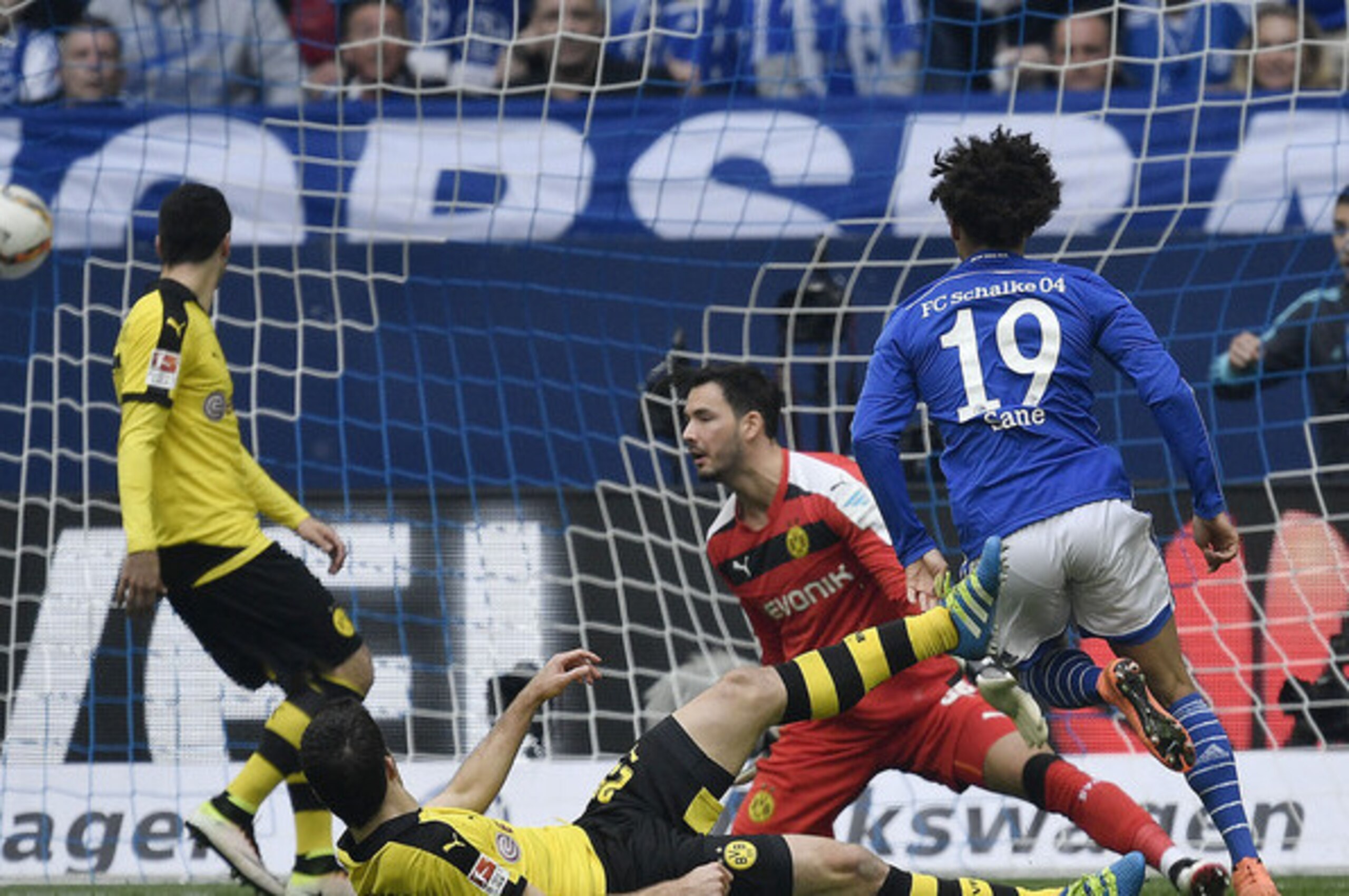 Sane scores against Dortmund.