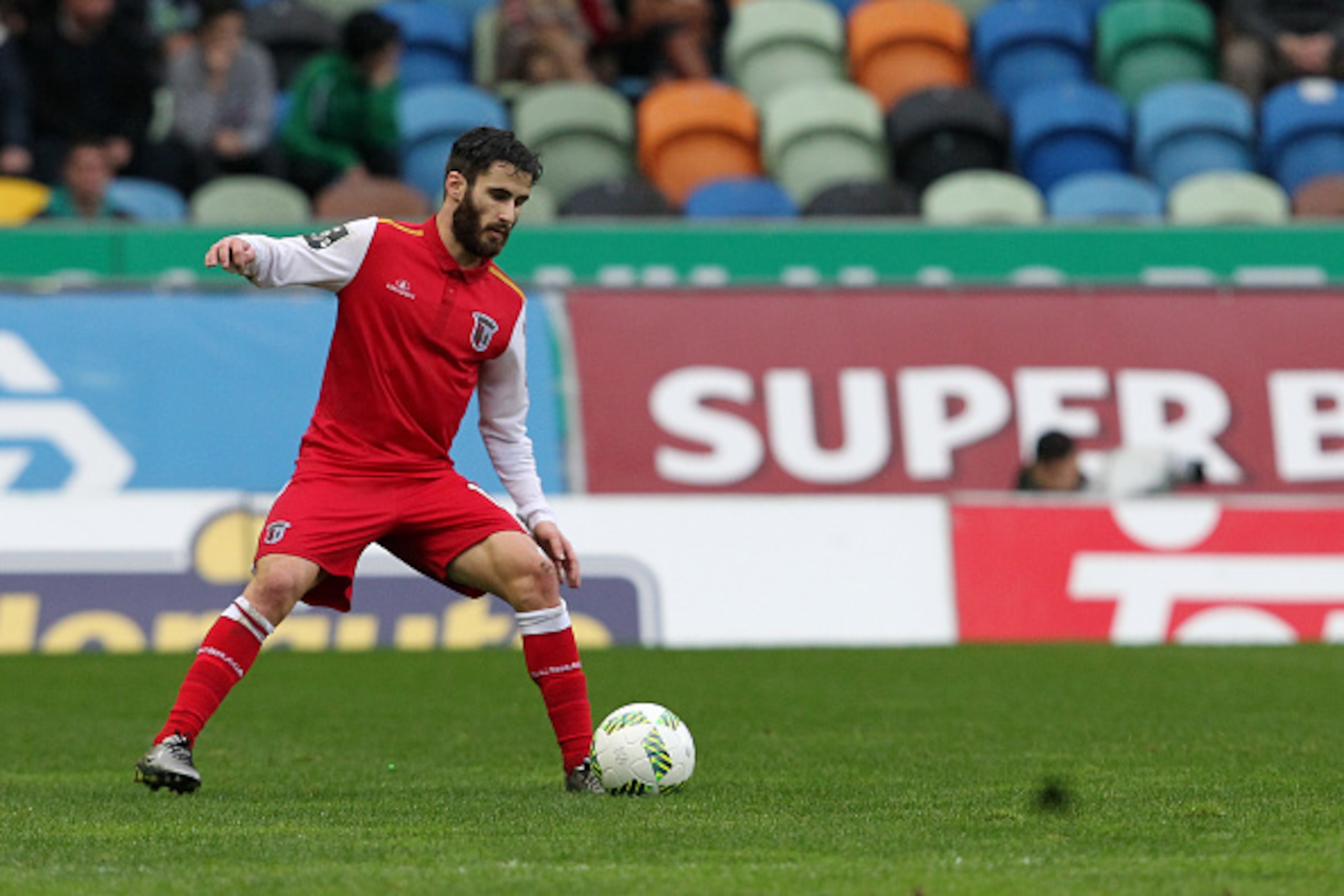 LISBON, PORTUGAL - JANUARY 10: Braga's midfielder Rafa Silva during the match between Sporting CP and SC Braga for the Portuguese Primeira Liga at Jose Alvalade Stadium on September 21 2015 in Lisbon, Portugal.  (Photo by Carlos Rodrigues/Getty Images)