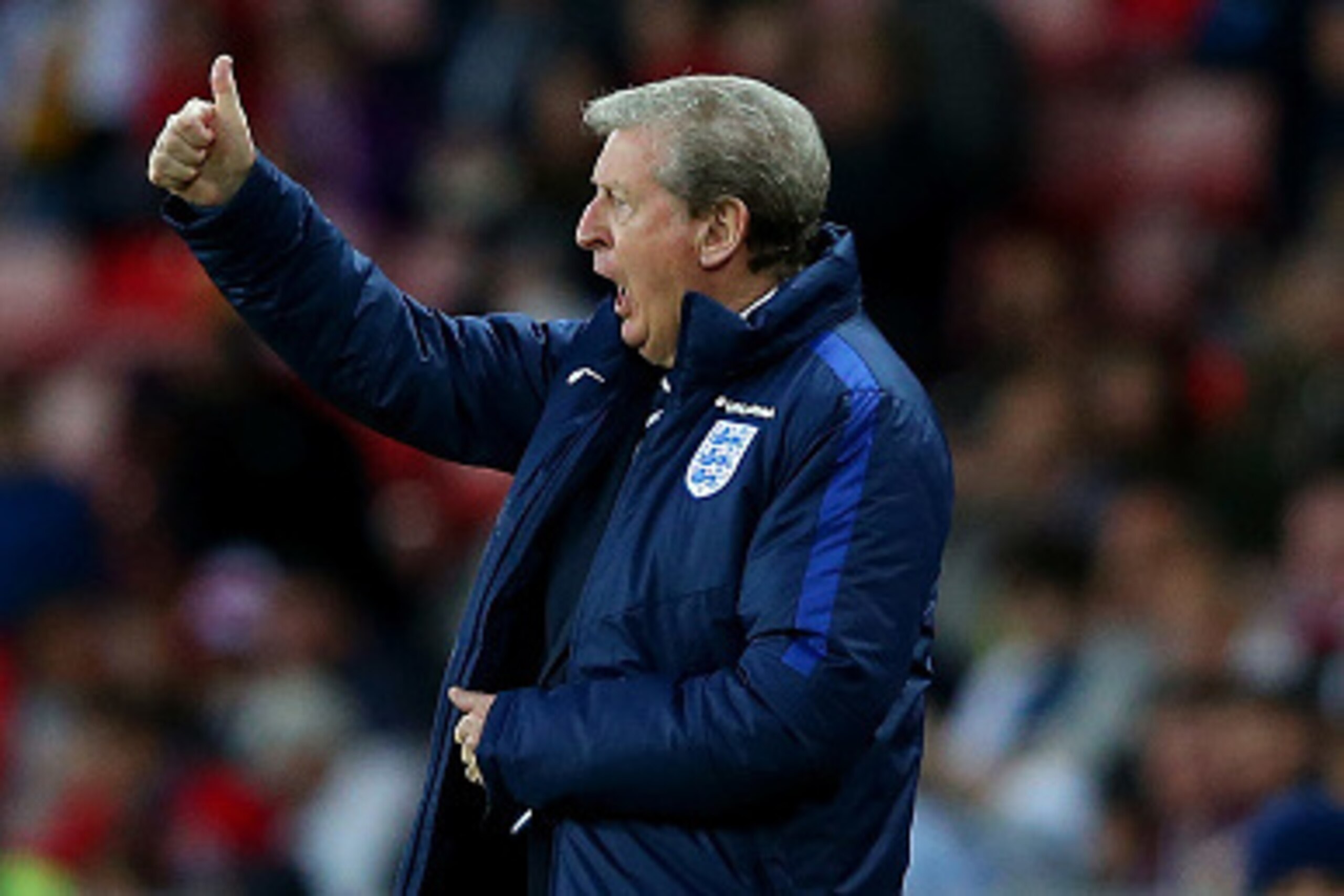 SUNDERLAND, ENGLAND - MAY 27:  England manager Roy Hodgson gestures during the International Friendly match between England and Australia at Stadium of Light on May 27, 2016 in Sunderland, England.  (Photo by Alex Livesey/Getty Images)