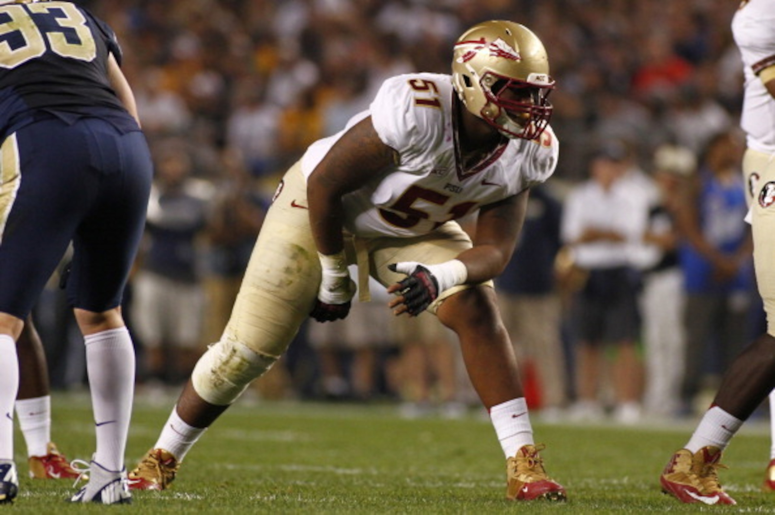 PITTSBURGH, PA - SEPTEMBER 02: Bobby Hart #51 of the Florida State Seminoles plays against the Pittsburgh Panthers during the game on September 2, 2013 at Heinz Field in Pittsburgh, Pennsylvania. (Photo by Justin K. Aller/Getty Images)