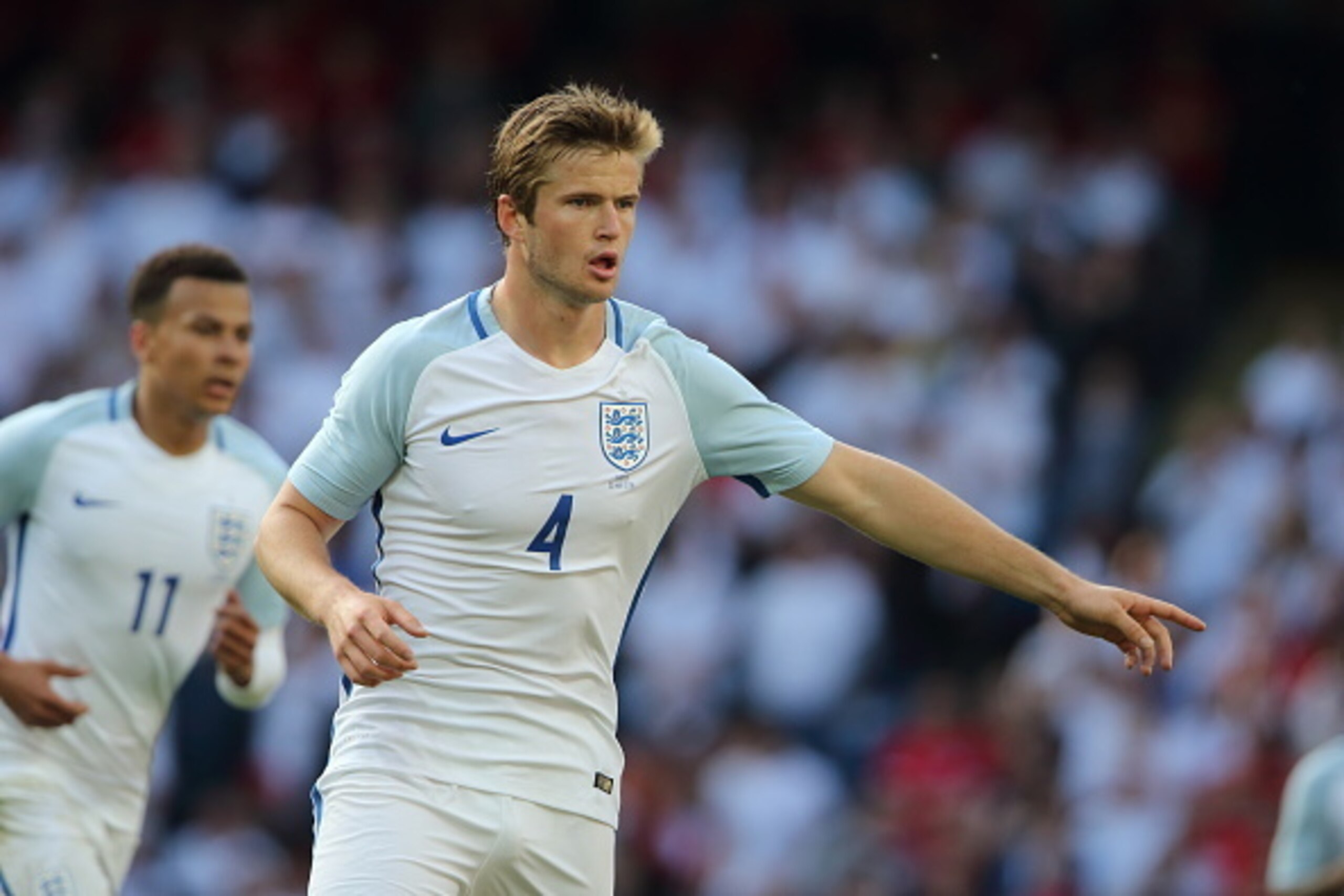 MANCHESTER, ENGLAND - MAY 22: Eric Dier of England during the International Friendly match between England and Turkey at Etihad Stadium on May 22, 2016 in Manchester, England. (Photo by Matthew Ashton - AMA/Getty Images) MANCHESTER, ENGLAND - MAY 22: Eric Dier of England during the International Friendly match between England and Turkey at Etihad Stadium on May 22, 2016 in Manchester, England. (Photo by Matthew Ashton - AMA/Getty Images)