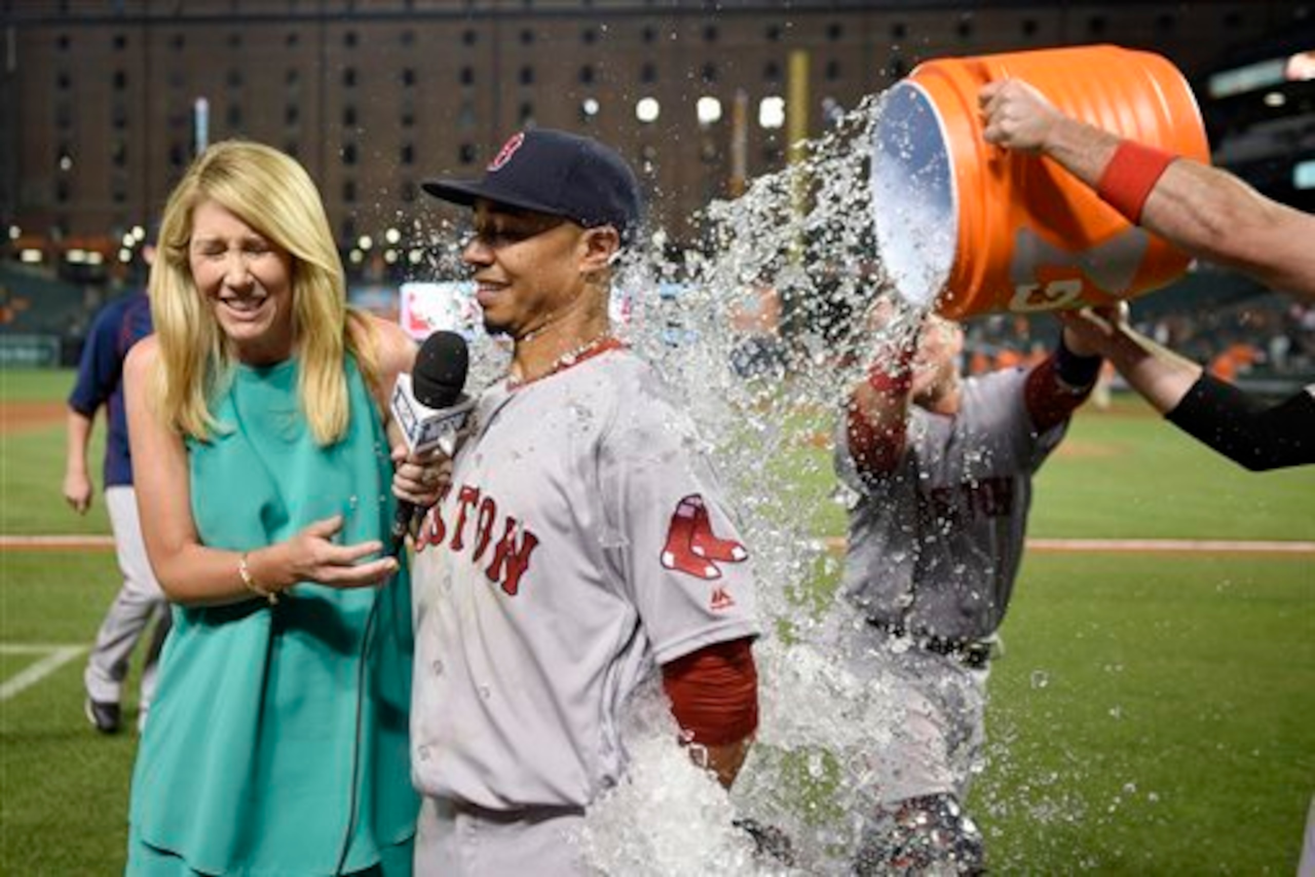 On Tuesday, Betts became the first Red Sox leadoff hitter in more than a century to hit three homers in a single game.