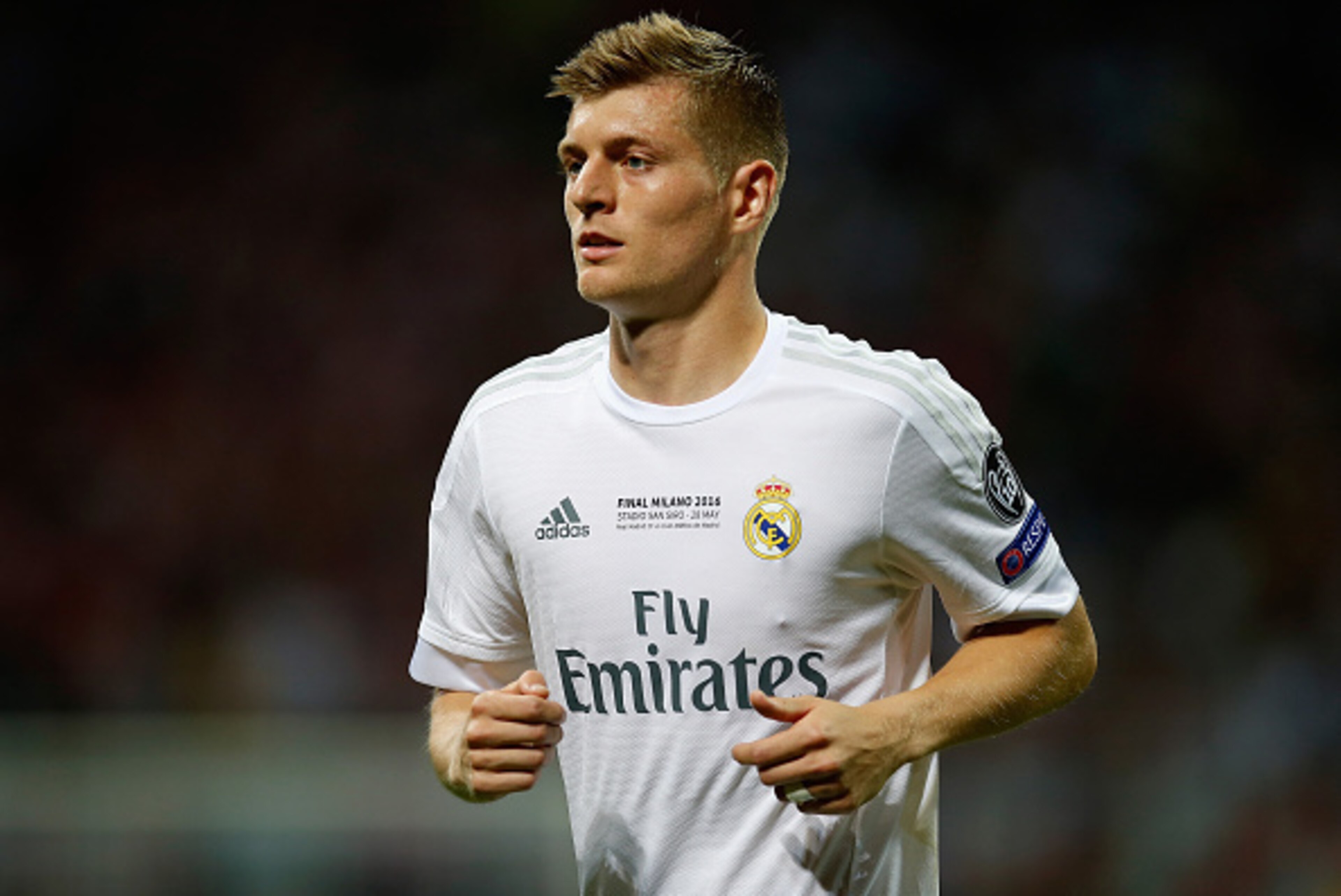 MILAN, ITALY - MAY 28:  Toni Kroos of Real Madrid looks on during the Champions League final match between Real Madrid and Club Atletico de Madrid at Stadio Giuseppe Meazza on May 28, 2016 in Milan, Italy.  (Photo by Boris Streubel/Getty Images)