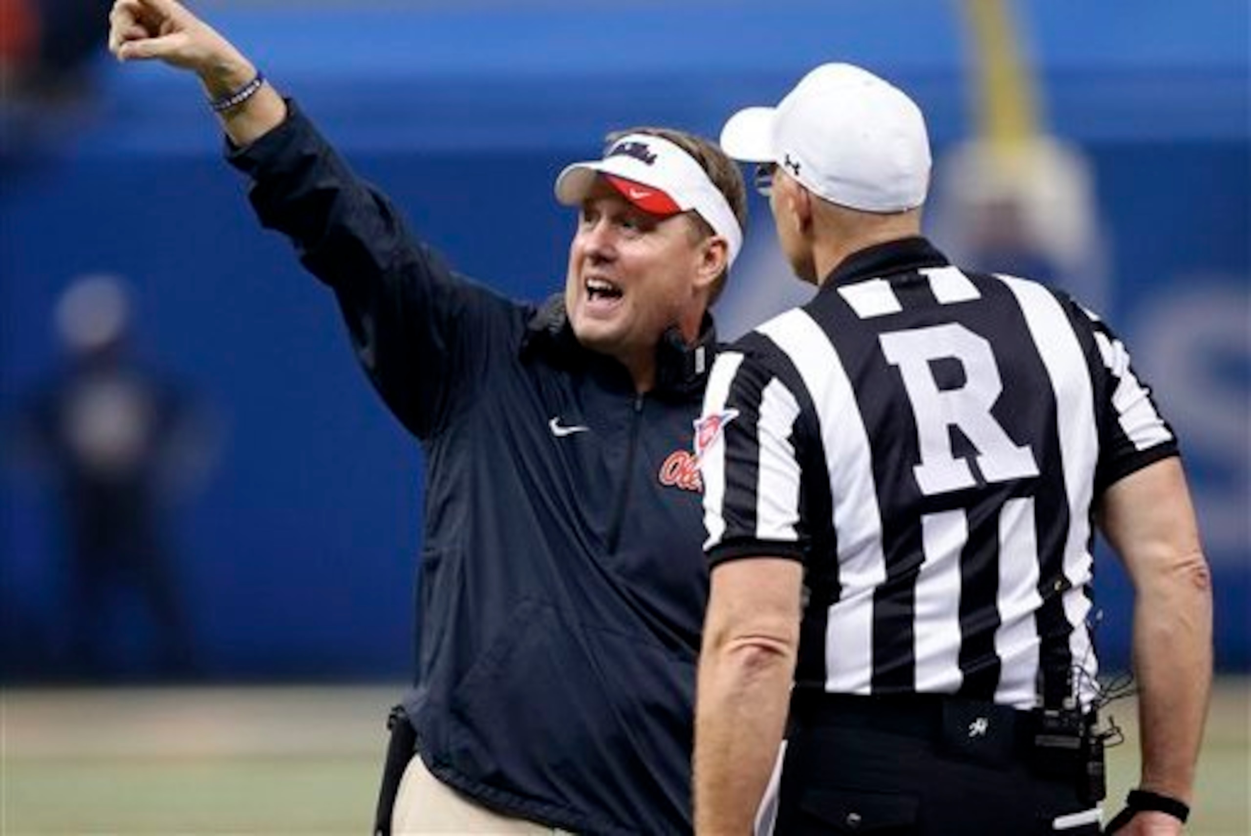 Ole Miss head coach Hugh Freeze