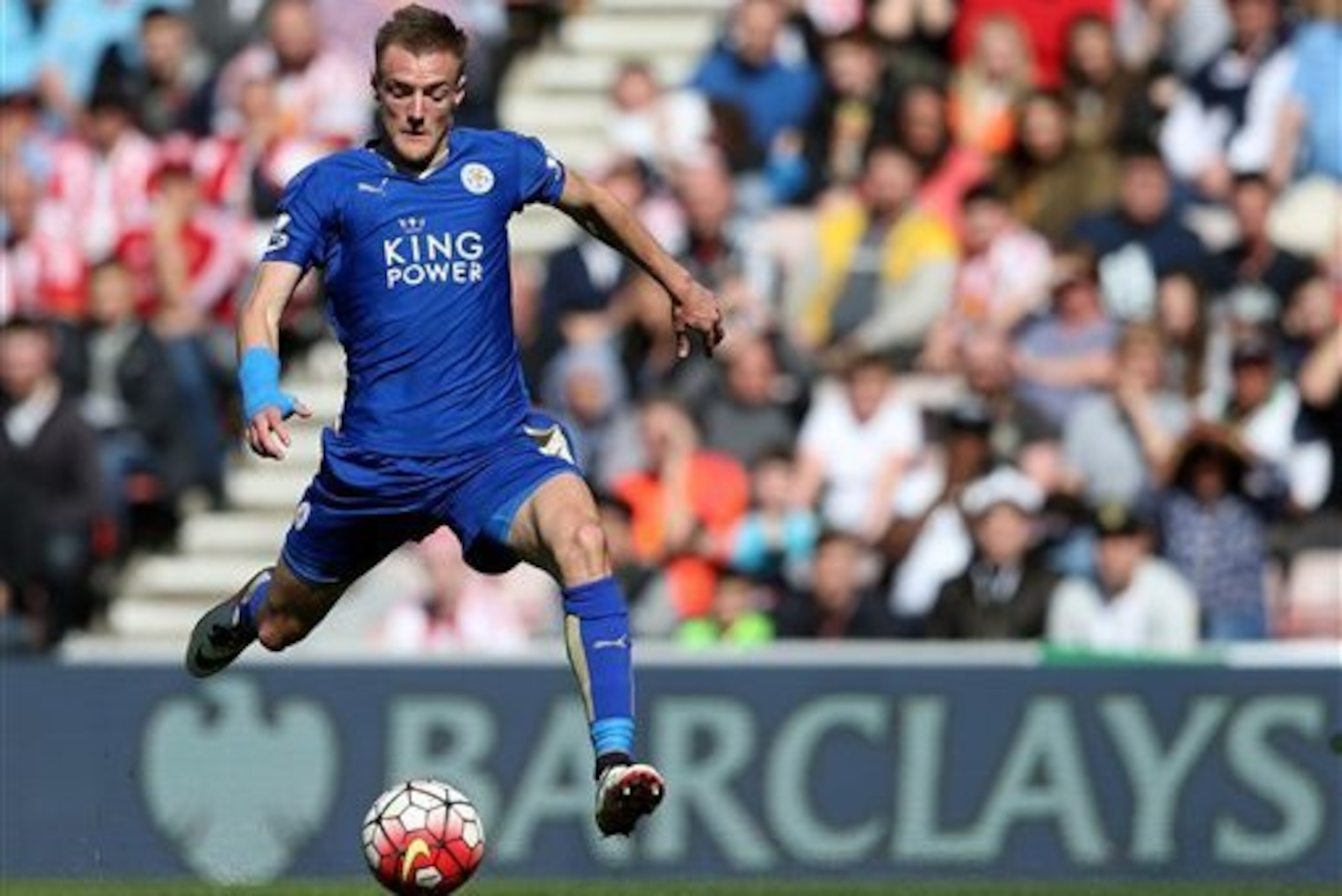 Vardy was the key man in Leicester's title charge.