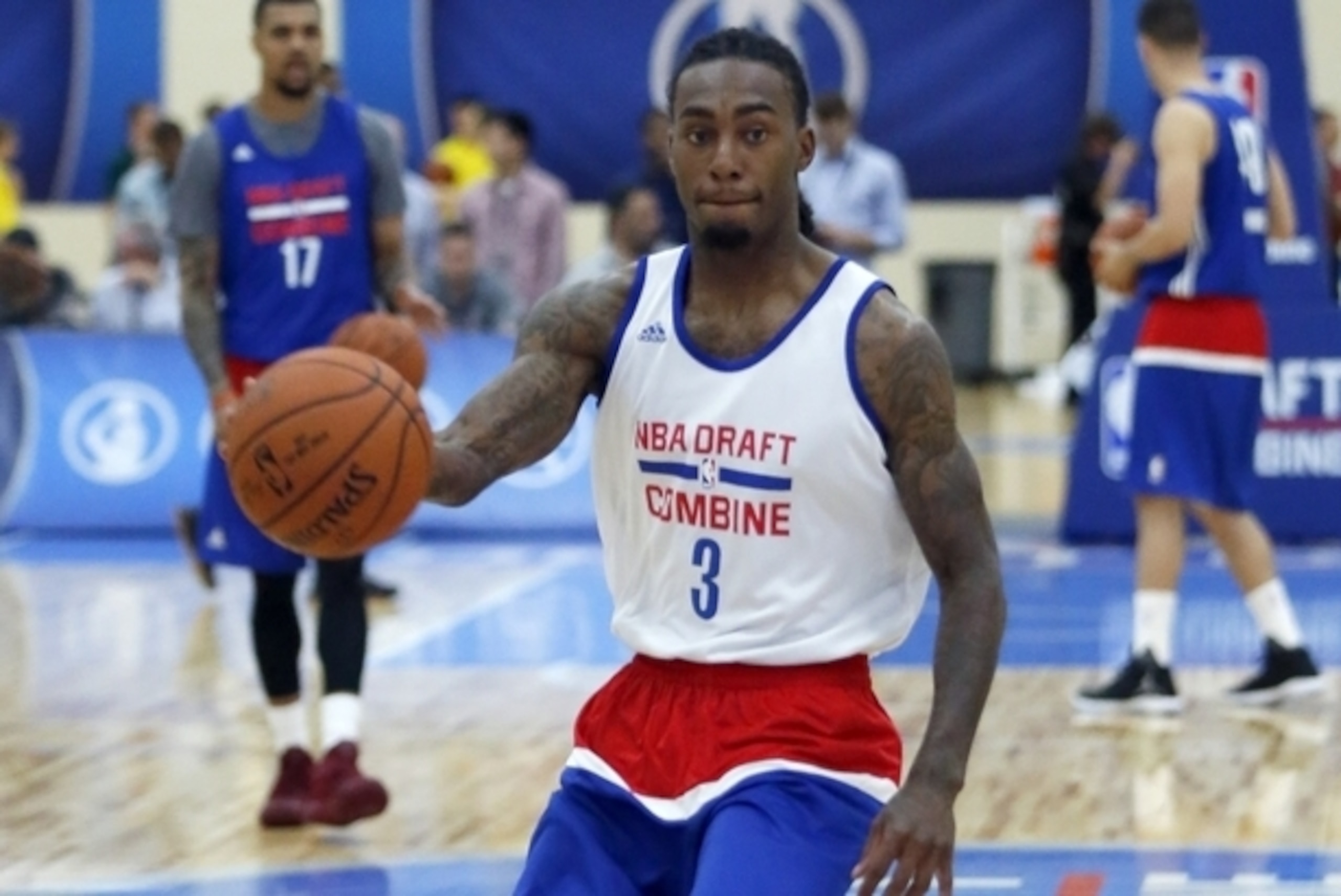 N.C. State's Cat Barber at the NBA Draft Combine in Chicago in May.