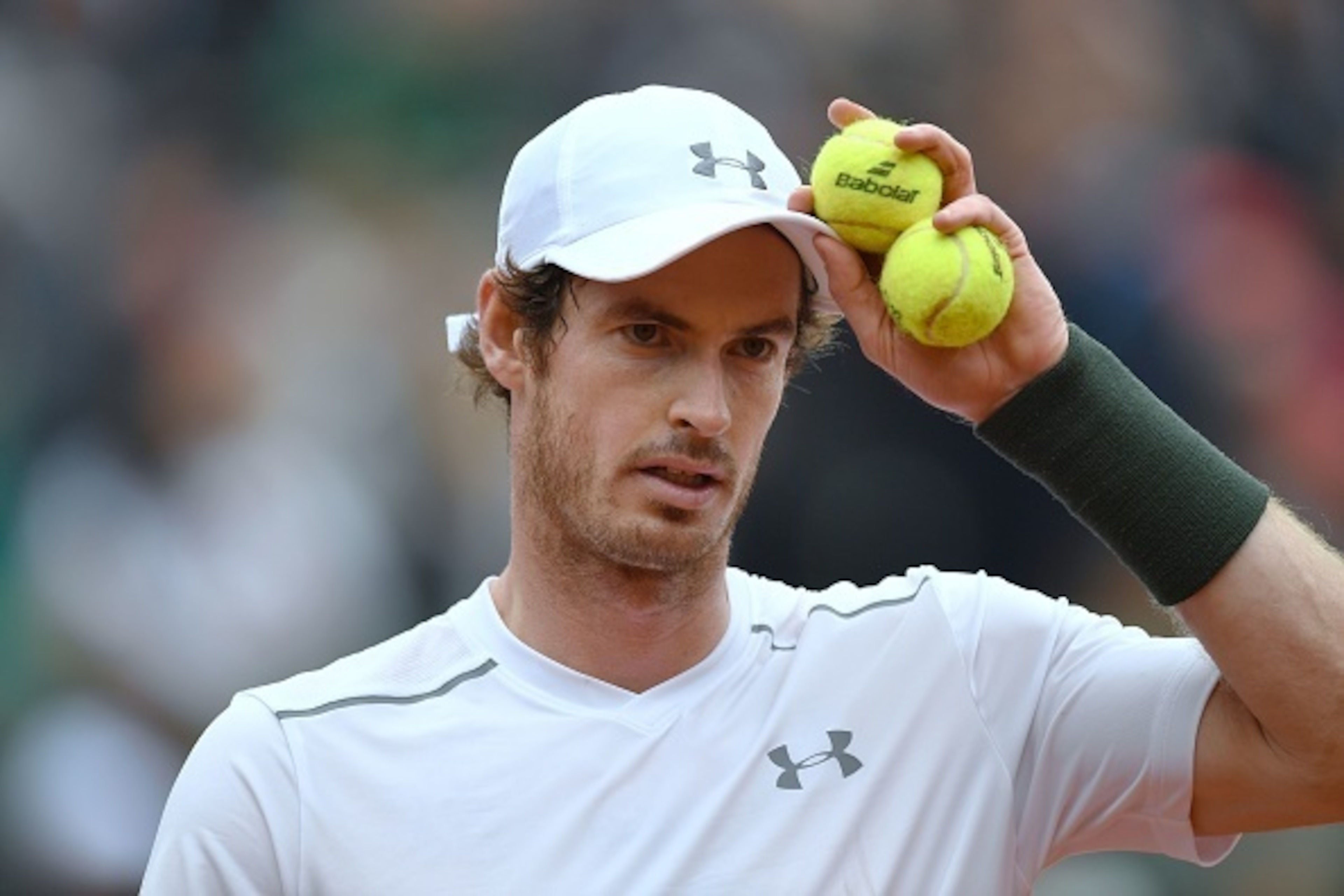 Britain's Andy Murray looks on during his men's semi-final match against Switzerland's Stanislas Wawrinka at the Roland Garros 2016 French Tennis Open in Paris on June 3, 2016. / AFP / MIGUEL MEDINA (Photo credit should read MIGUEL MEDINA/AFP/Getty Britain's Andy Murray looks on during his men's semi-final match against Switzerland's Stanislas Wawrinka at the Roland Garros 2016 French Tennis Open in Paris on June 3, 2016. / AFP / MIGUEL MEDINA (Photo credit should read MIGUEL MEDINA/AFP/Getty