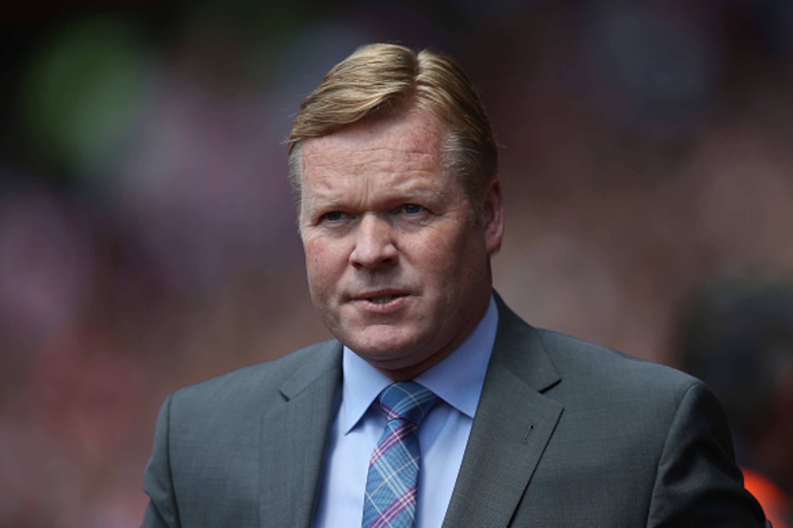 SOUTHAMPTON, ENGLAND - MAY 15: Ronald Koeman, manager of Southampton prior to the Barclays Premier League match between Southampton and Crystal Palace at St Mary's Stadium on May 15, 2016 in Southampton, England. (Photo by Steve Bardens/Getty Images) SOUTHAMPTON, ENGLAND - MAY 15: Ronald Koeman, manager of Southampton prior to the Barclays Premier League match between Southampton and Crystal Palace at St Mary's Stadium on May 15, 2016 in Southampton, England. (Photo by Steve Bardens/Getty Images)