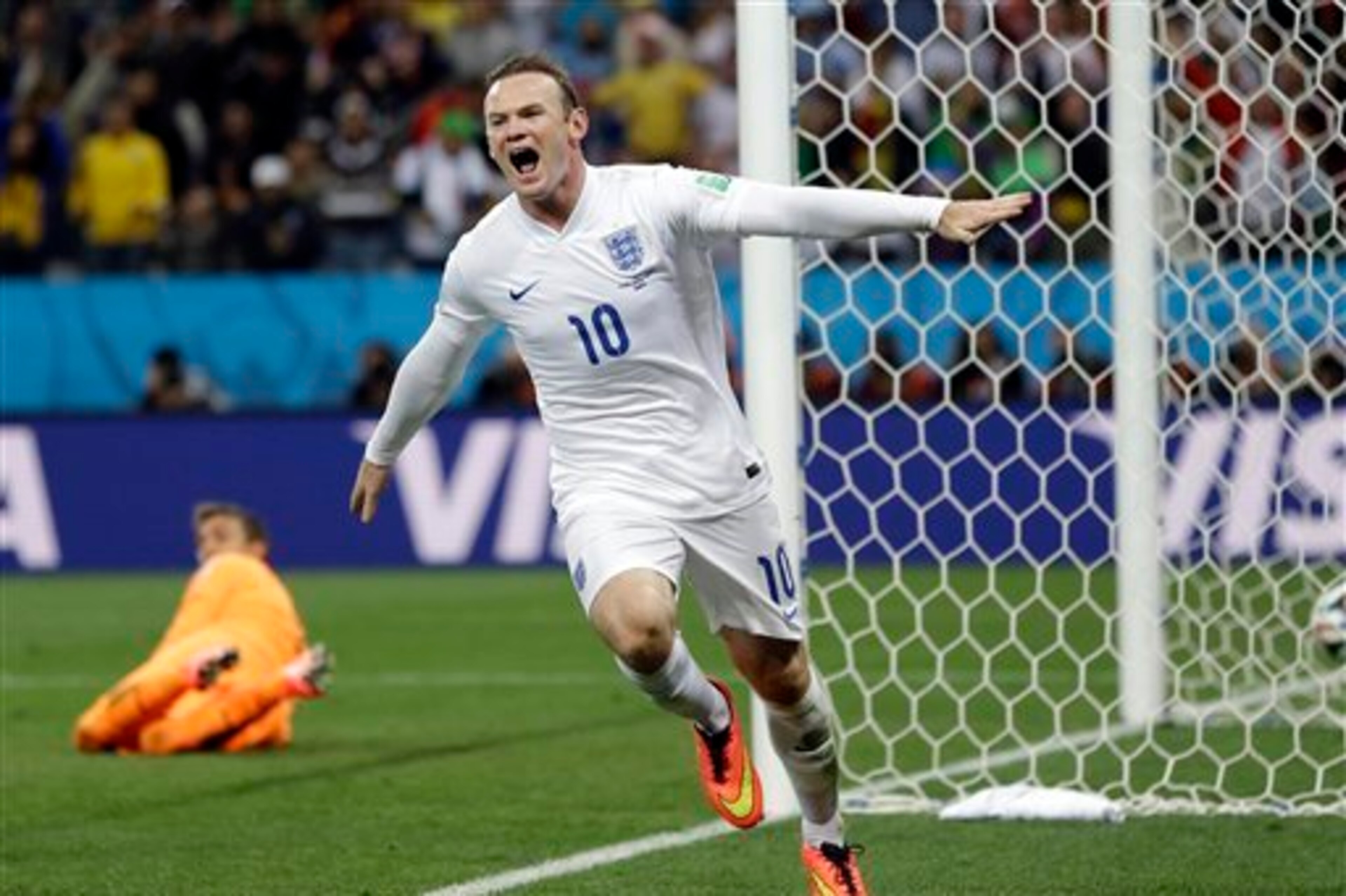 Rooney's well-crafted goal against Uruguay gave England brief hope but they could not sustain their momentum.