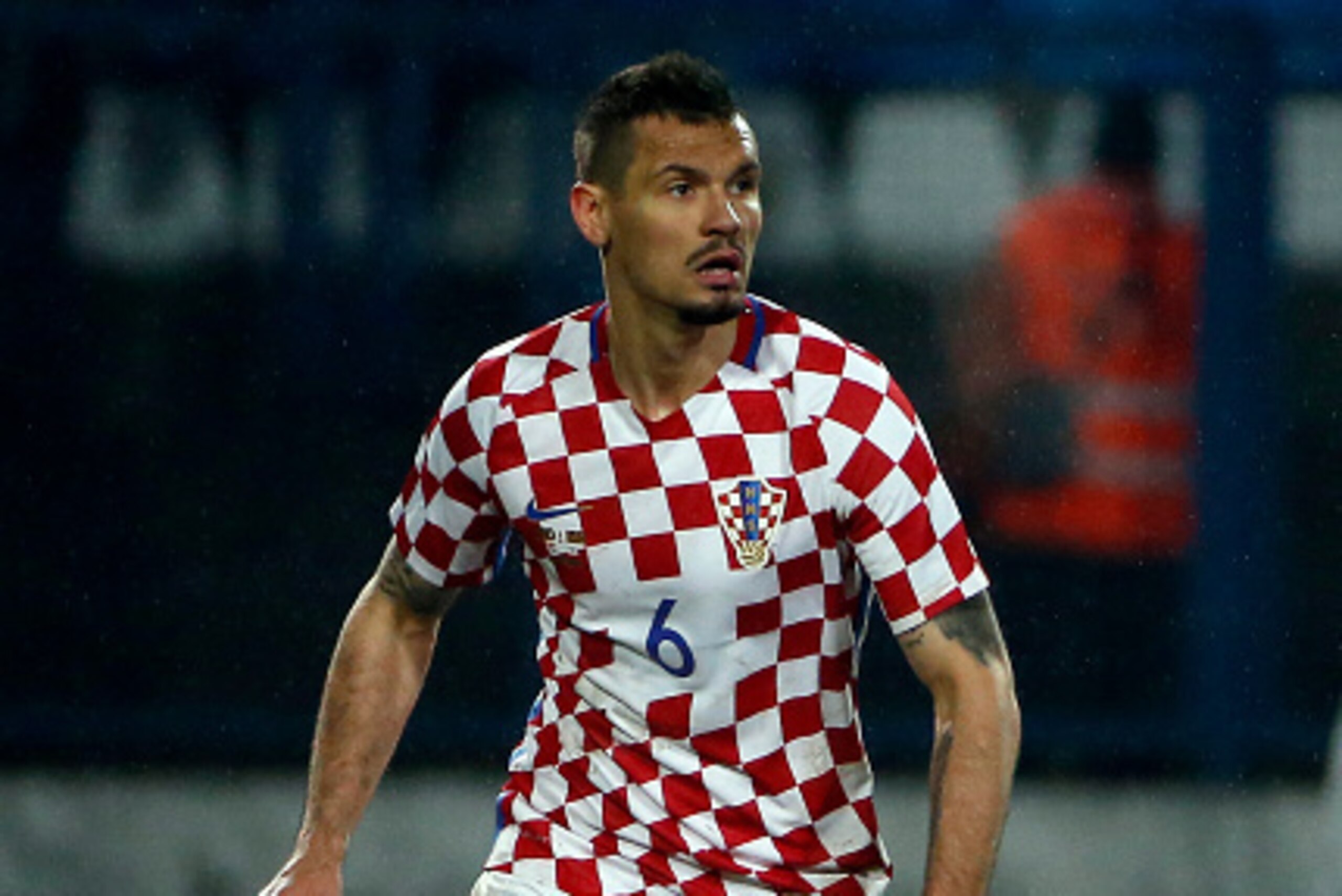 OSIJEK, CROATIA - MARCH 23: Dejan Lovren of Croatia in action during the International Friendly match between Croatia and Israel at stadium Gradski Vrt on March 23, 2016 in Osijek, Croatia. (Photo by Srdjan Stevanovic/Getty Images)