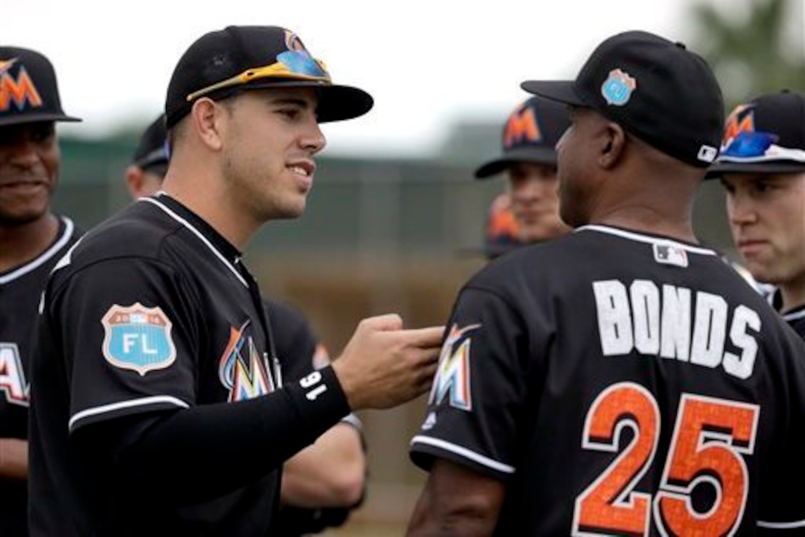 Miami hitting coach Barry Bonds said he appreciates Fernandez's competitive, fiery personality.