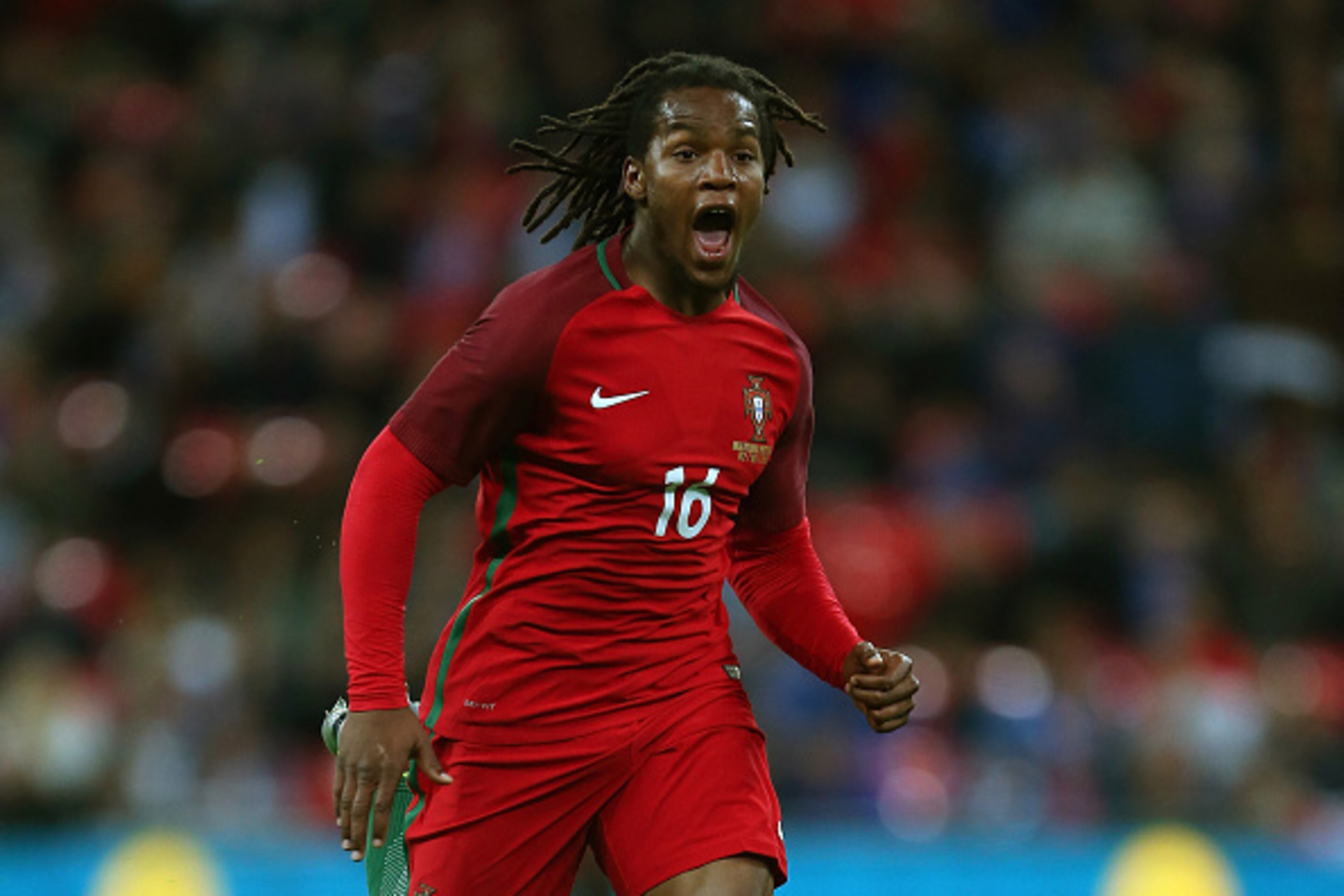 LONDON, ENGLAND - JUNE 02: Renato Sanches of Portugal during the International Friendly match between England and Portugal at Wembley Stadium on June 2, 2016 in London, England. (Photo by Catherine Ivill - AMA/Getty Images)