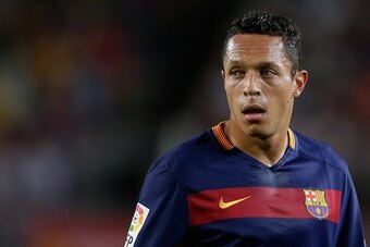 Adriano Correia Claro of FC Barcelona during the Primera Division match between FC Barcelona and Levante UD on September 20, 2015 at Camp Nou stadium in Barcelona, Spain.(Photo by VI Images via Getty Images)