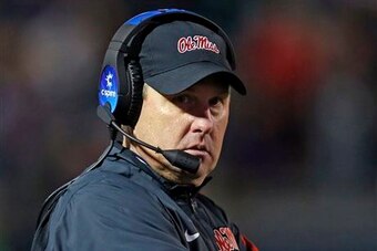 Ole Miss head coach Hugh Freeze