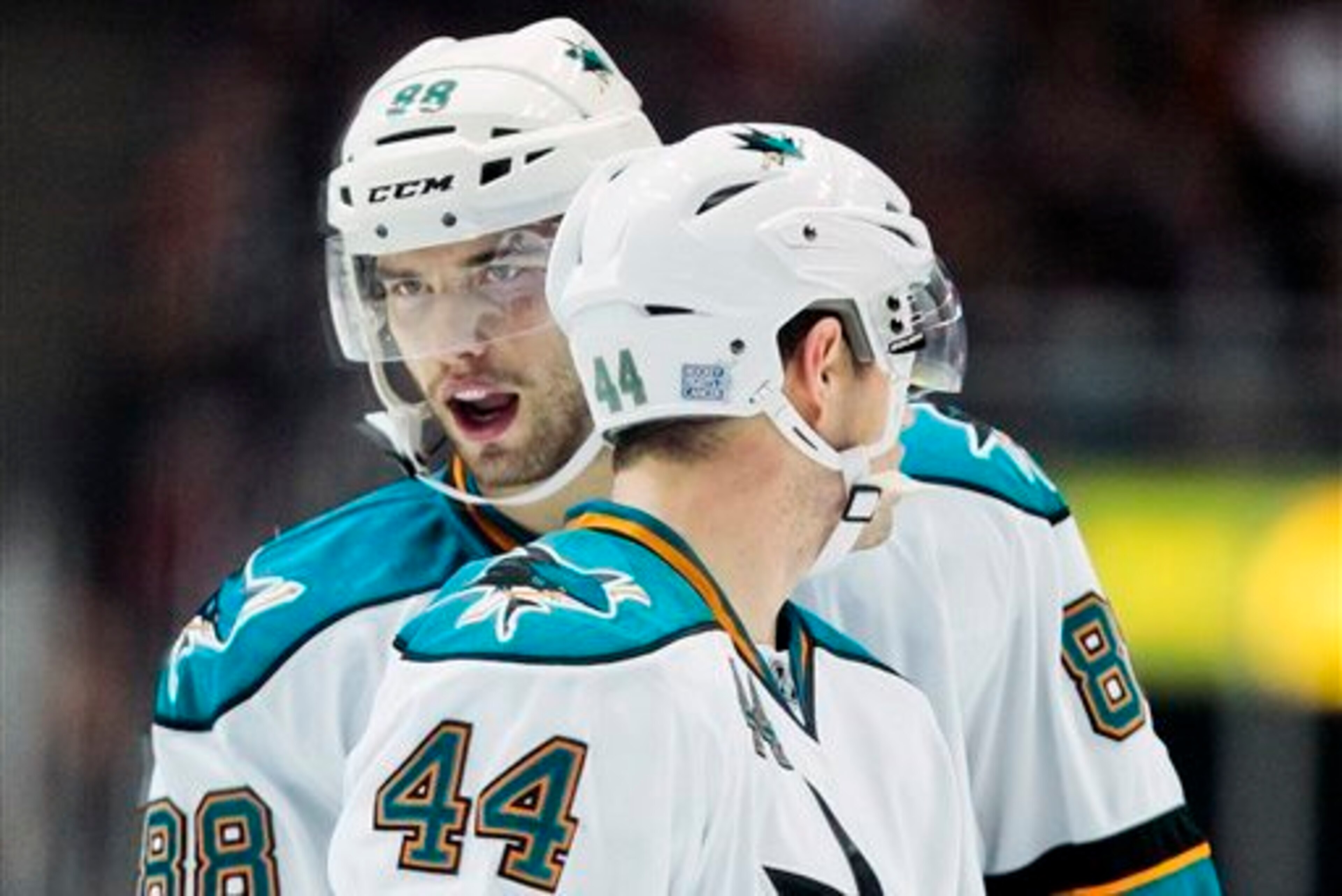 Brent Burns and Marc-Edouard Vlasic can and must play more. Brent Burns and Marc-Edouard Vlasic can and must play more.