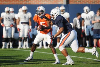 Auburn RB Malik Miller (right)