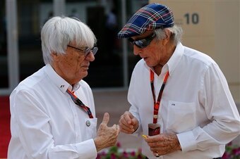 Bernie Ecclestone and Jackie Stewart.