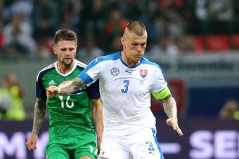 2016.06.04 Trnava, Slowacja
Pilka Nozna Reprezentacja Mecz towarzyski
Slowacja - Irlandia Polnocna 
N/z Martin Skrtel
Foto Rafal Rusek / PressFocus

2016.06.04 Trnava, Slovakia
Football Friendly Game
Slovakia - Northern Ireland
Martin Skrtel
Credit: Rafal