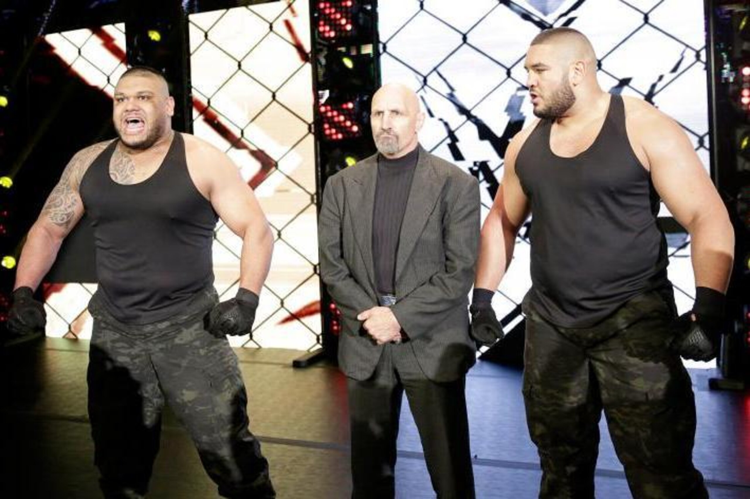 Sunny Dhinsa, Paul Ellering and Gzim Selmani