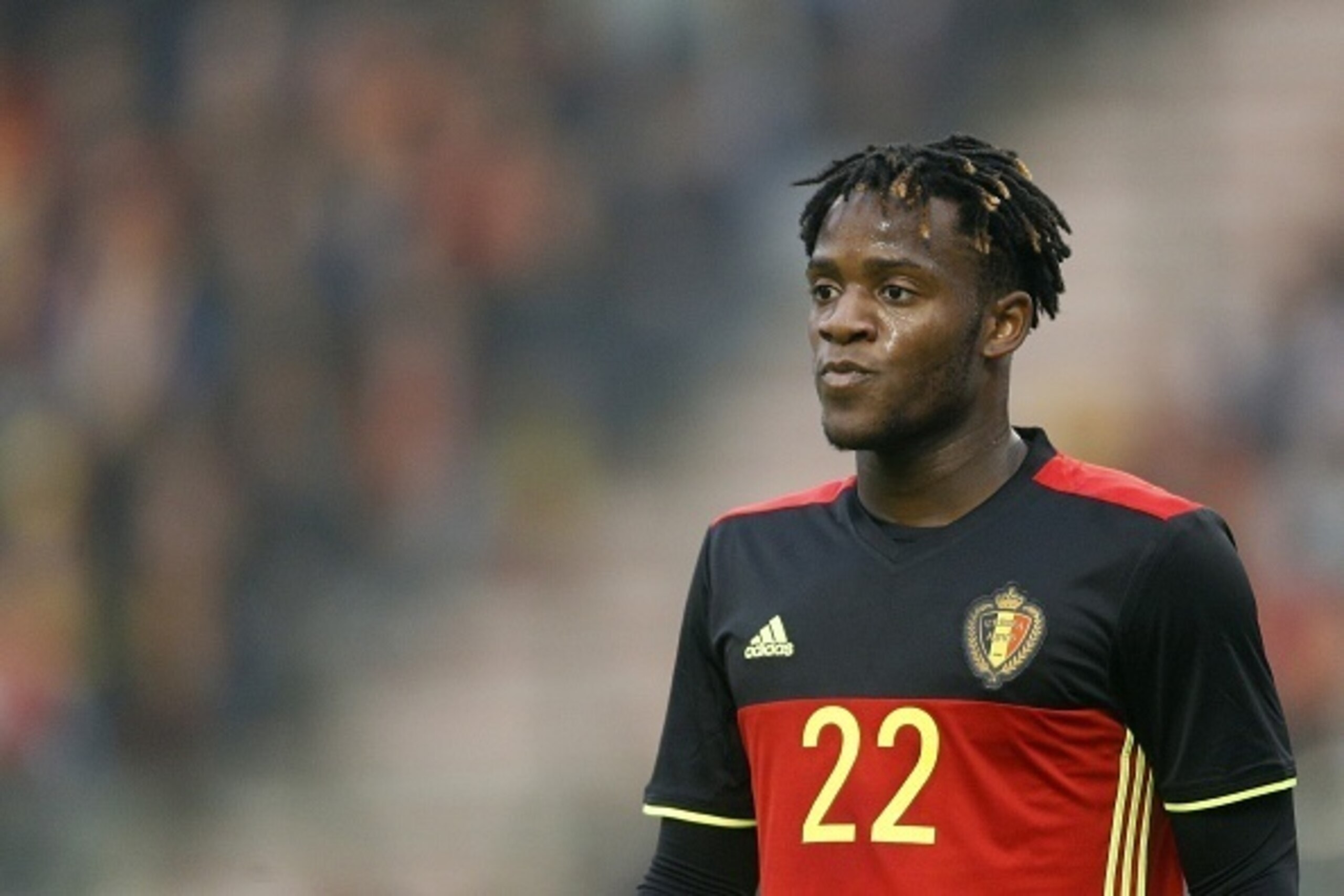 Michy Batshuayi of Belgium during the International friendly match between Belgium and Finland on June 1, 2016 at the Koning Boudewijn stadium in Brussels, Belgium.(Photo by VI Images via Getty Images)