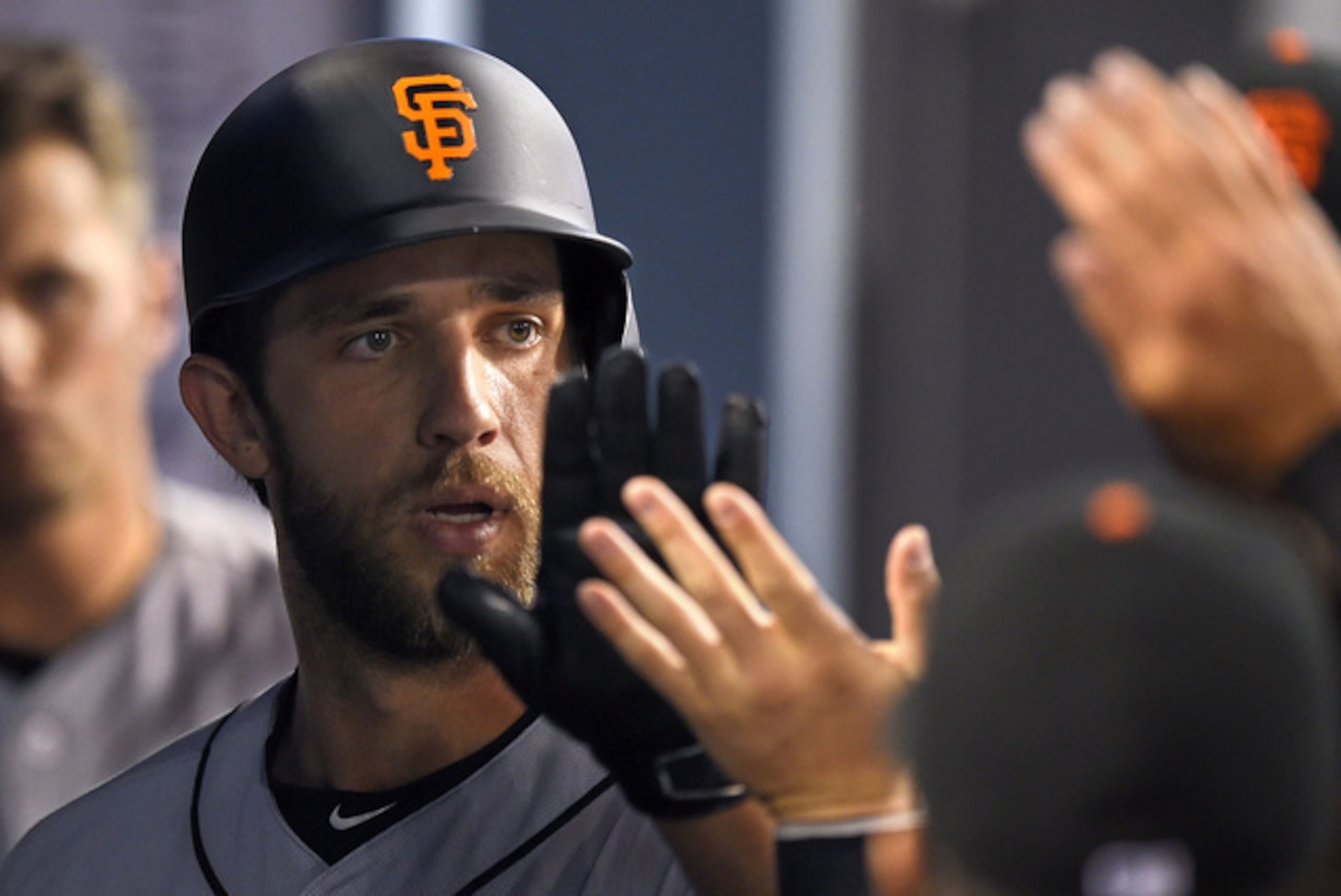 Asked about the Home Run Derby, Bumgarner said simply, "I want to do it."