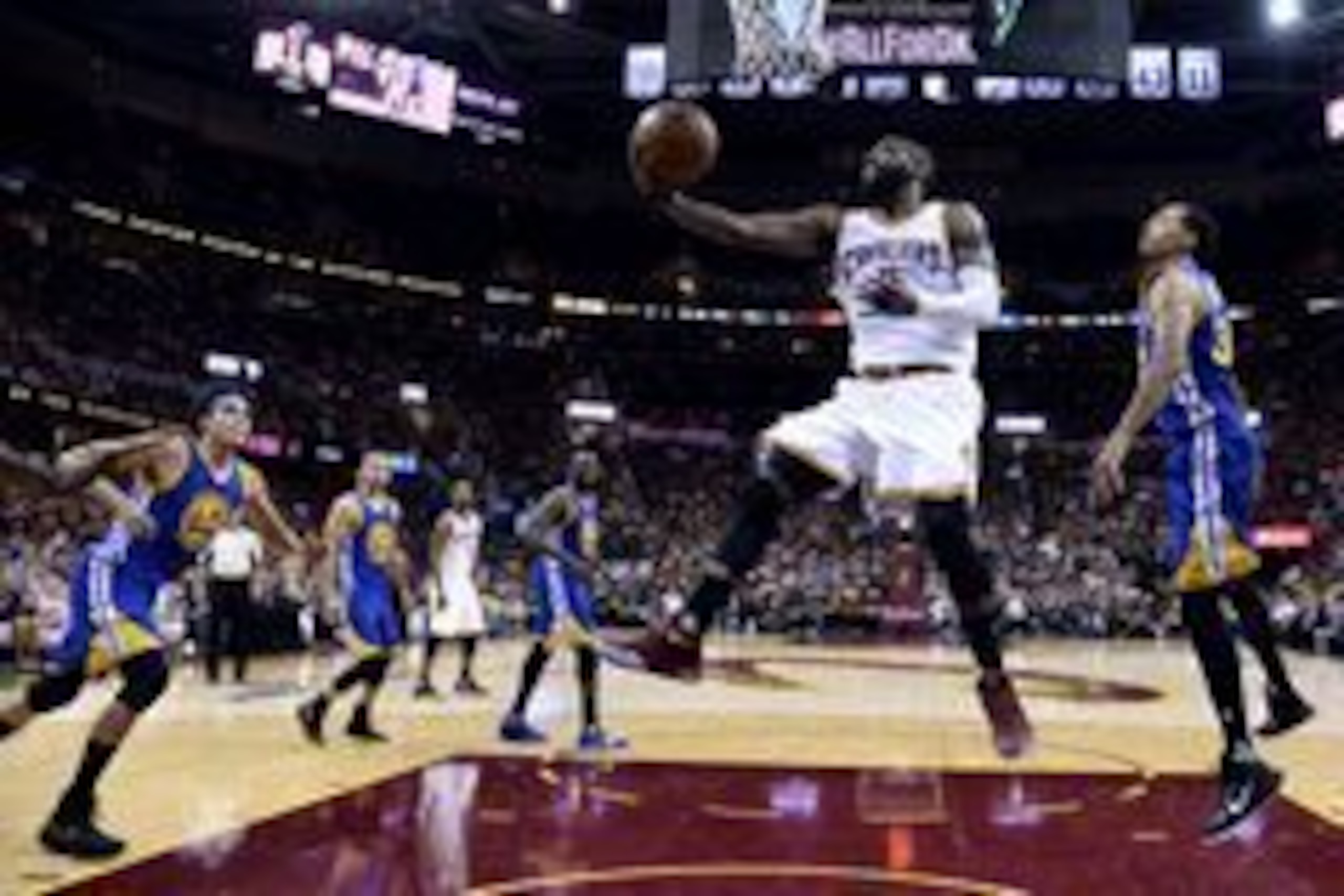 Jun 10, 2016; Cleveland, OH, USA; Cleveland Cavaliers guard Kyrie Irving (2) shoots the ball against Golden State Warriors guard Shaun Livingston (34) in game four of the NBA Finals at Quicken Loans Arena. Mandatory Credit: Larry W. Smith/Pool Photo via U Jun 10, 2016; Cleveland, OH, USA; Cleveland Cavaliers guard Kyrie Irving (2) shoots the ball against Golden State Warriors guard Shaun Livingston (34) in game four of the NBA Finals at Quicken Loans Arena. Mandatory Credit: Larry W. Smith/Pool Photo via U