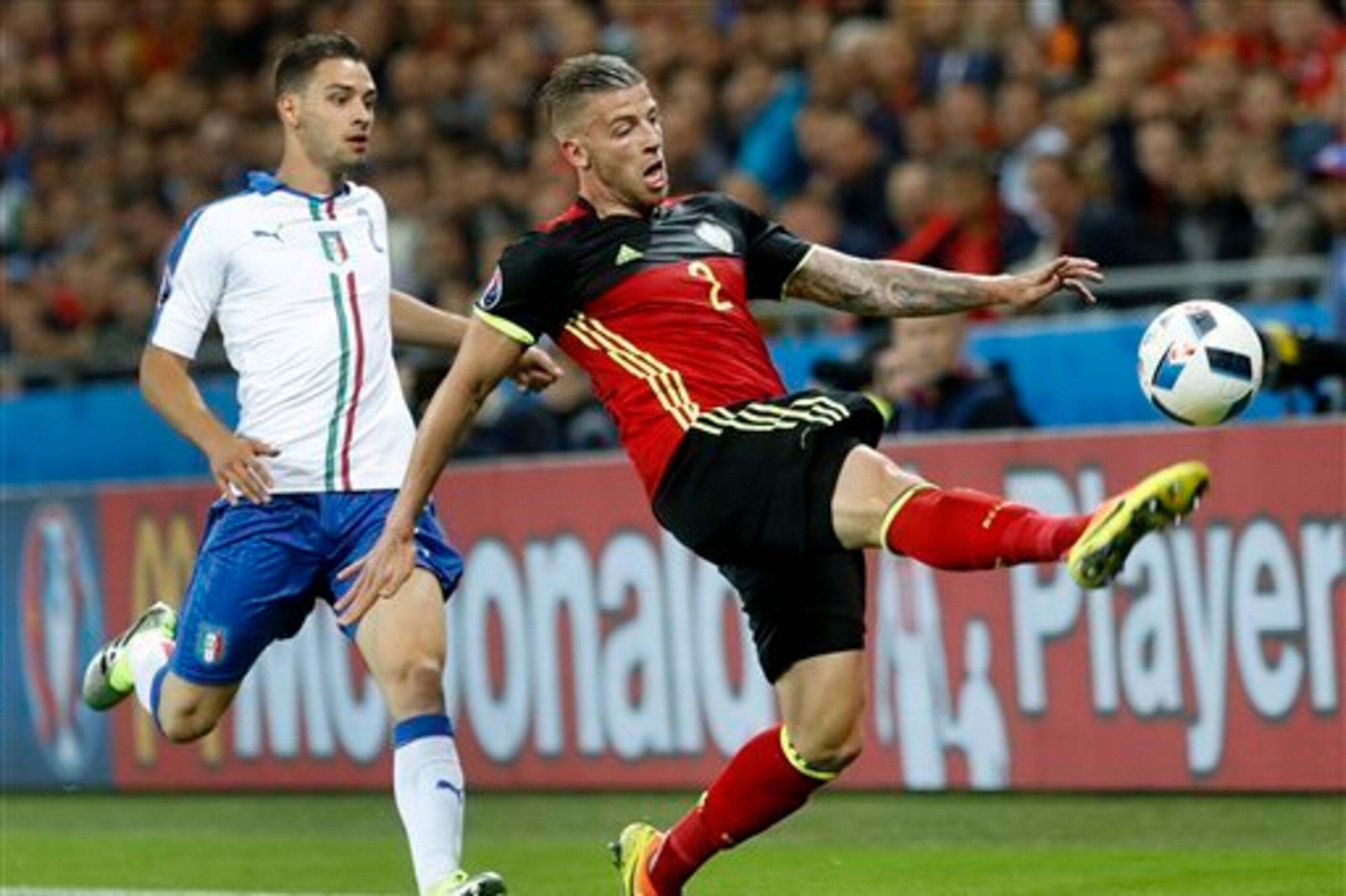 Toby Alderweireld has been immaculate for Tottenham this season, but was culpable for Italy's opening goal Toby Alderweireld has been immaculate for Tottenham this season, but was culpable for Italy's opening goal
