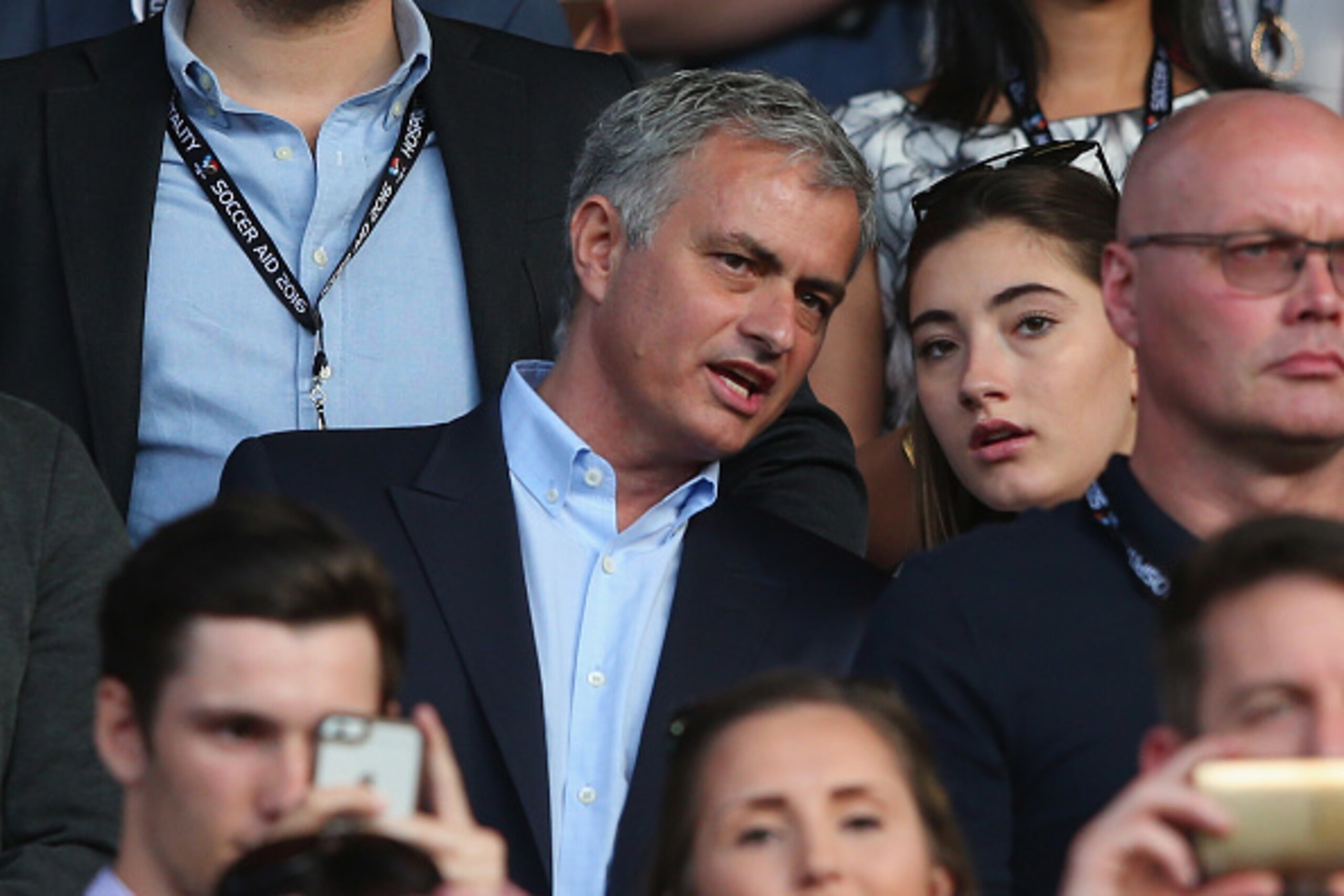 MANCHESTER, ENGLAND - JUNE 05:  Jose Mourinho the manager of Manchester United looks on during the Soccer Aid 2016 match in aid of UNICEF at Old Trafford on June 5, 2016 in Manchester, England.  (Photo by Alex Livesey/Getty Images)