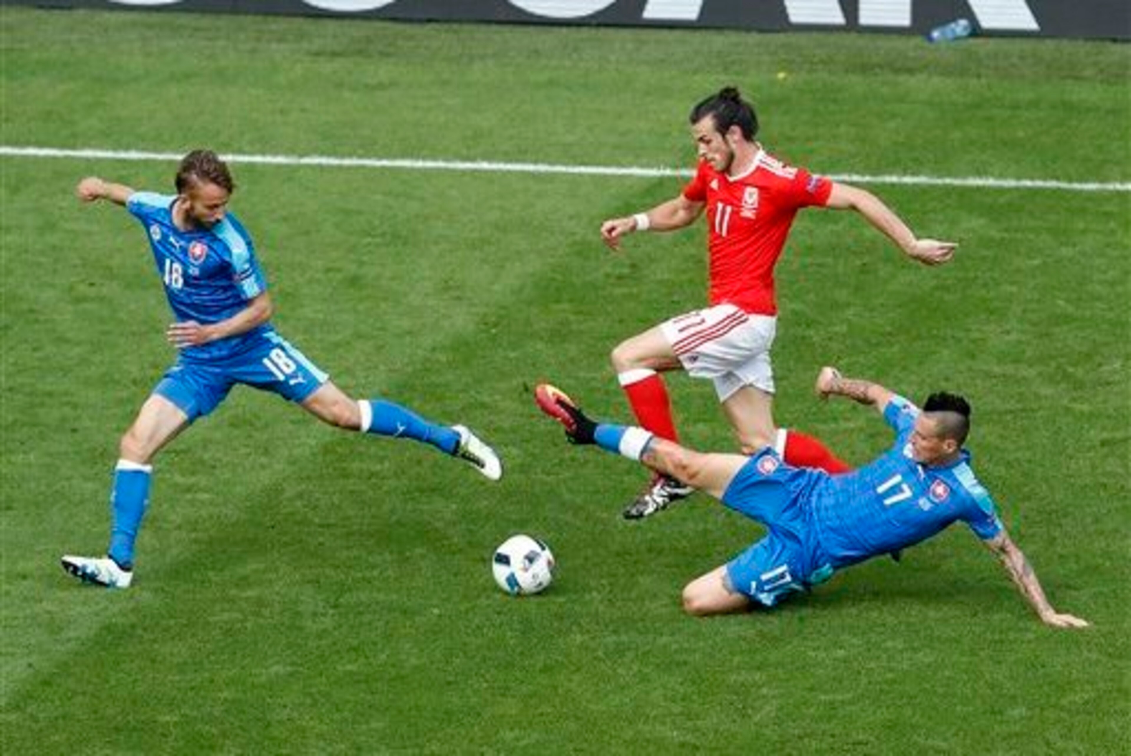 Slovakia found out that Bale is not easily contained. Slovakia found out that Bale is not easily contained.