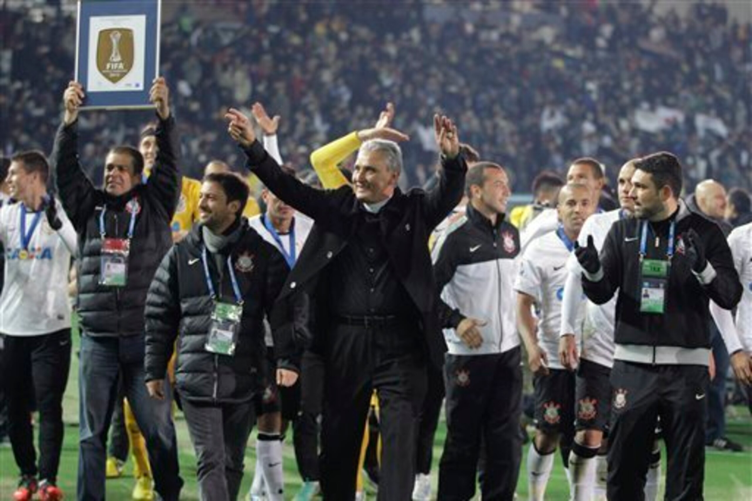 Tite won the Club World Cup with Corinthians in 2012.