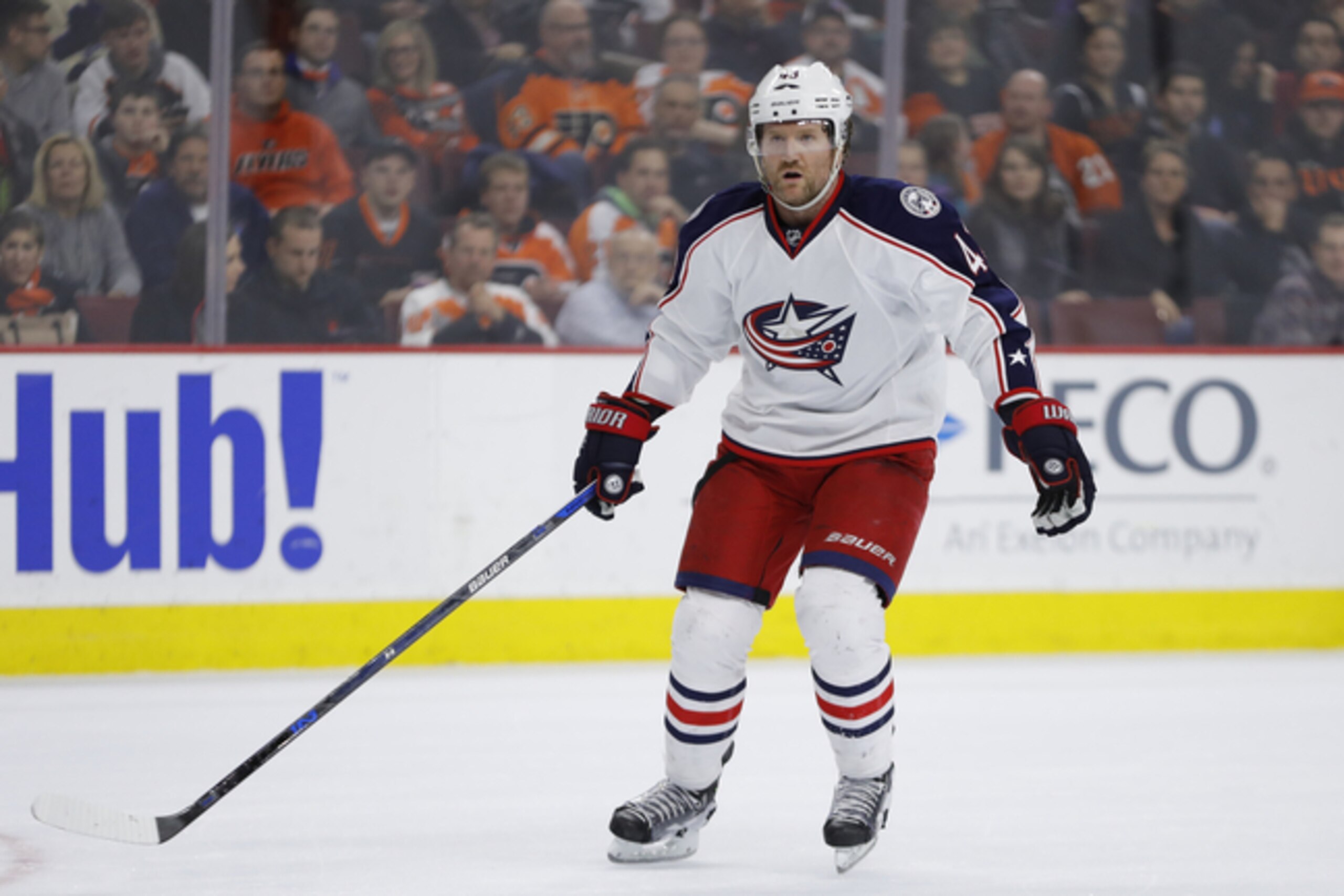 Scott Hartnell's no-trade clause isn't a factor anymore.